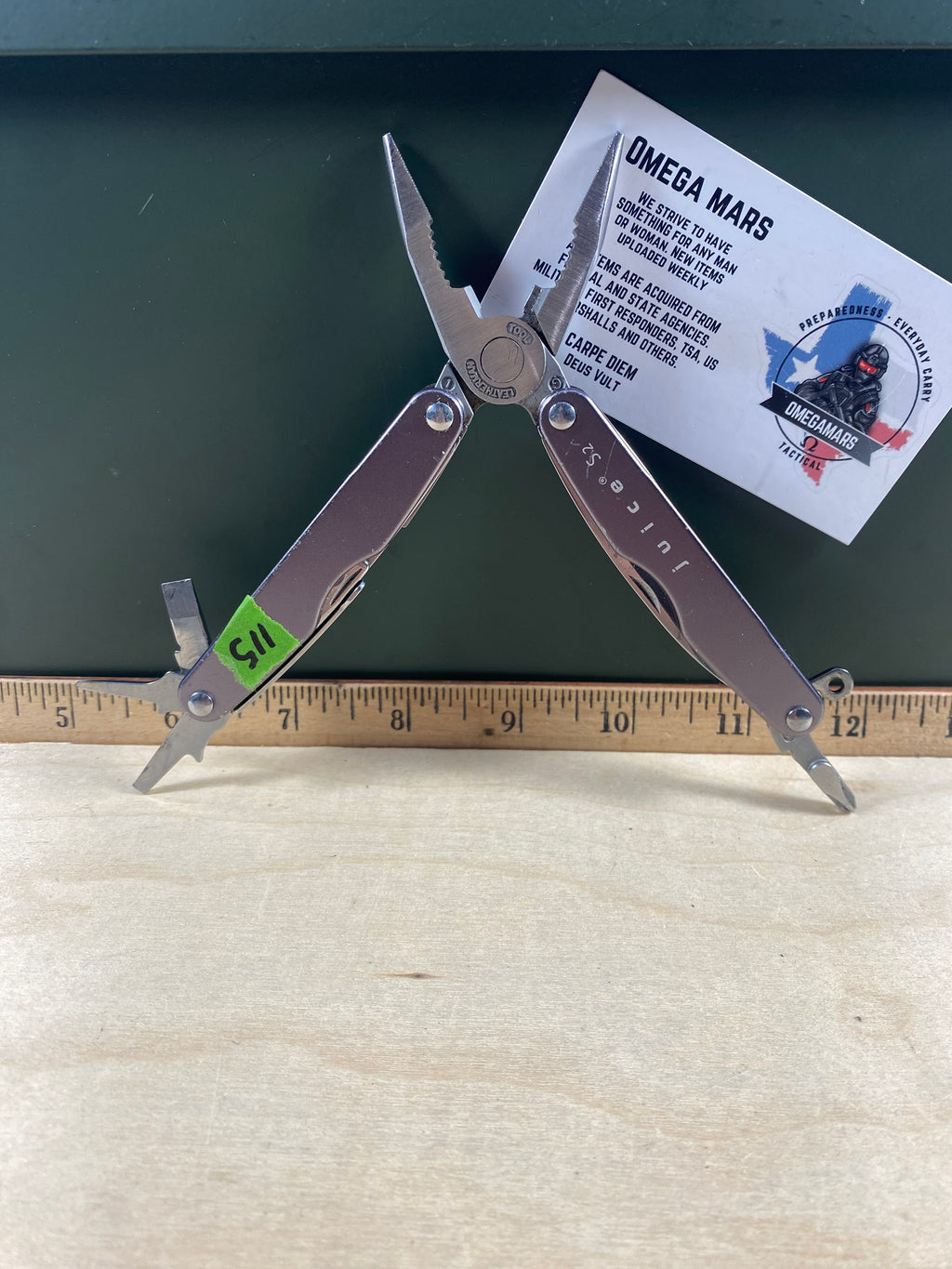 Leatherman Juice S2 #115. Light usage. Resharpened and dirty.