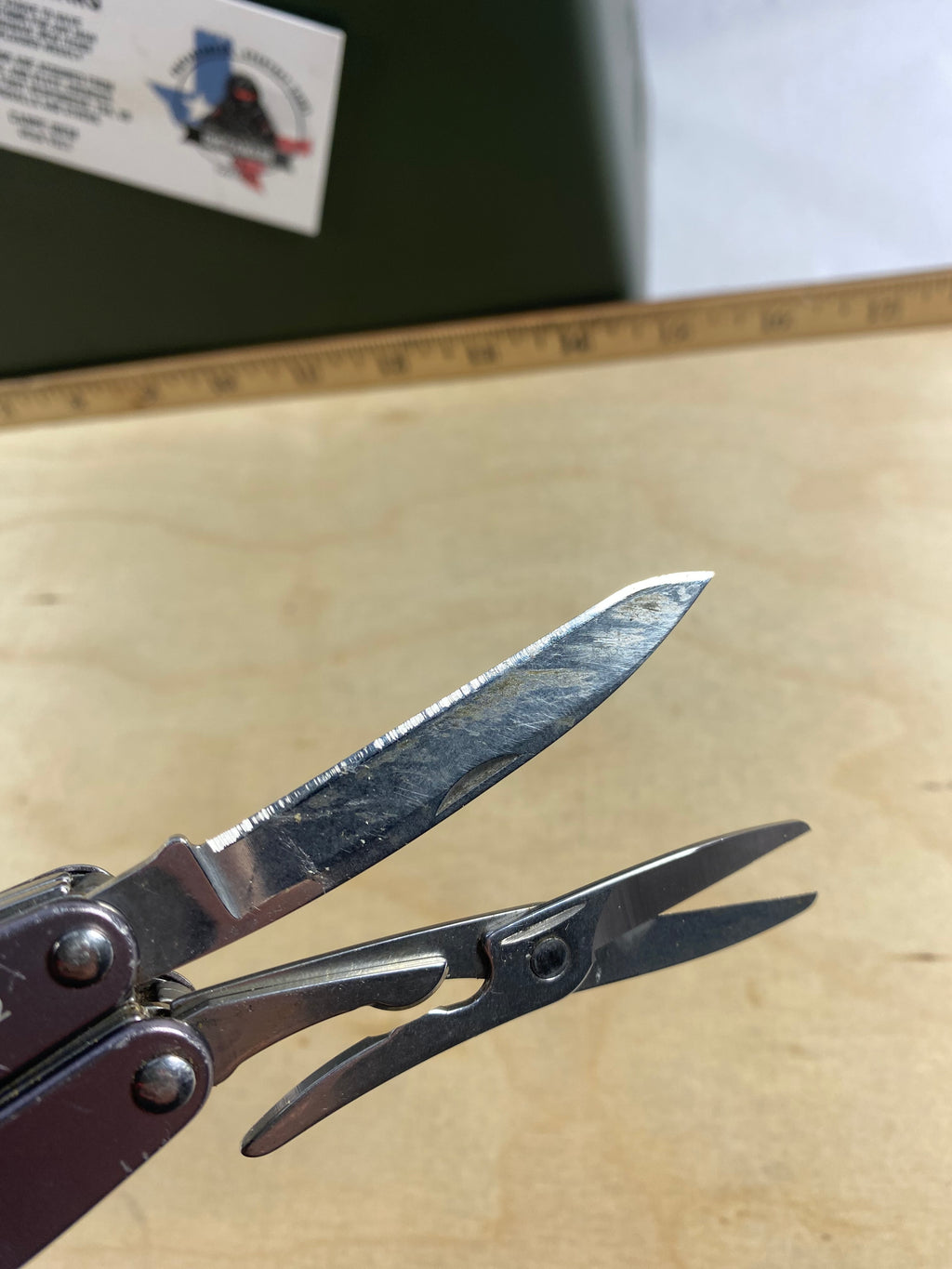 Leatherman Juice S2 #115. Light usage. Resharpened and dirty.