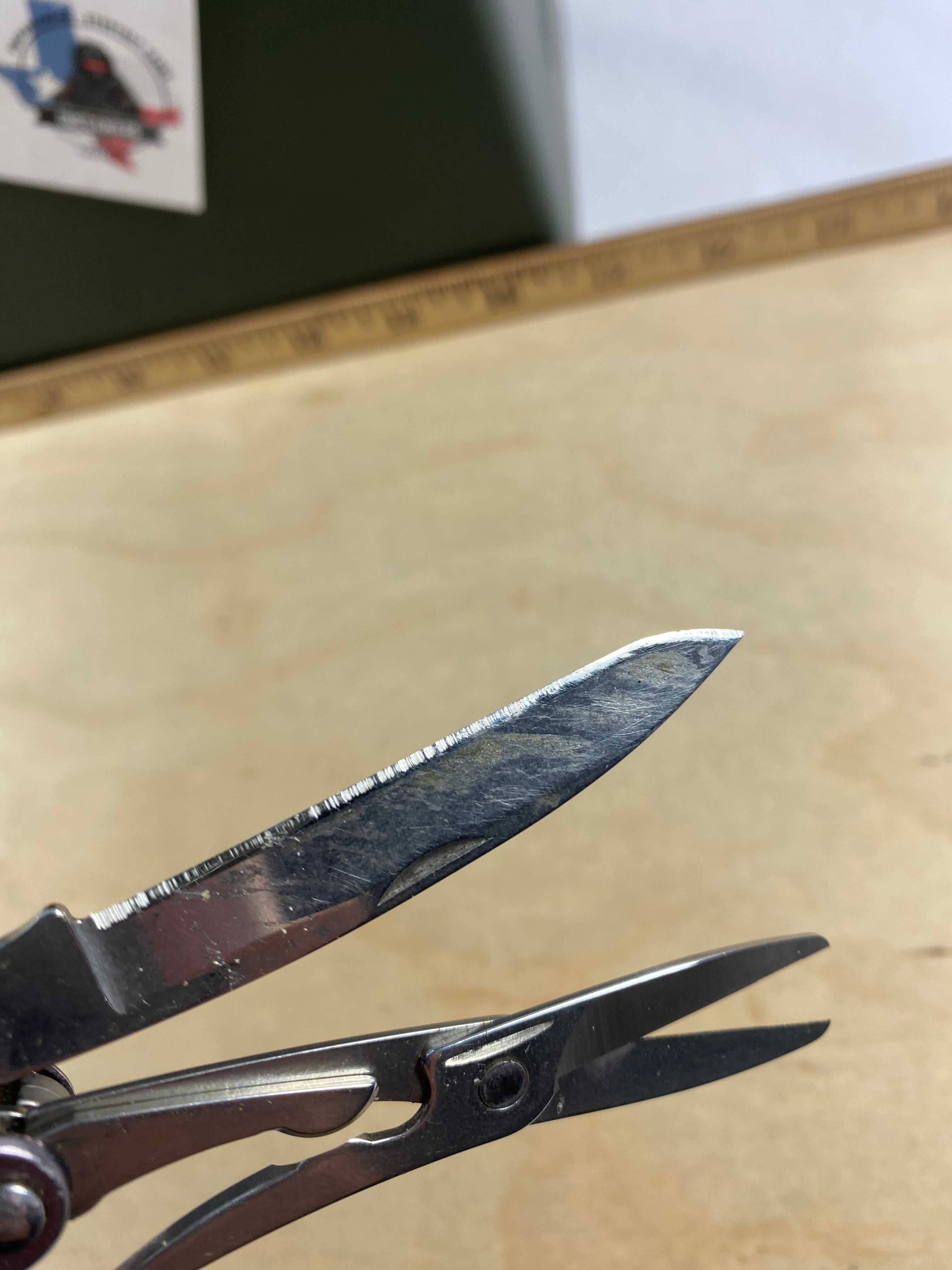 Leatherman Juice S2 #115. Light usage. Resharpened and dirty.