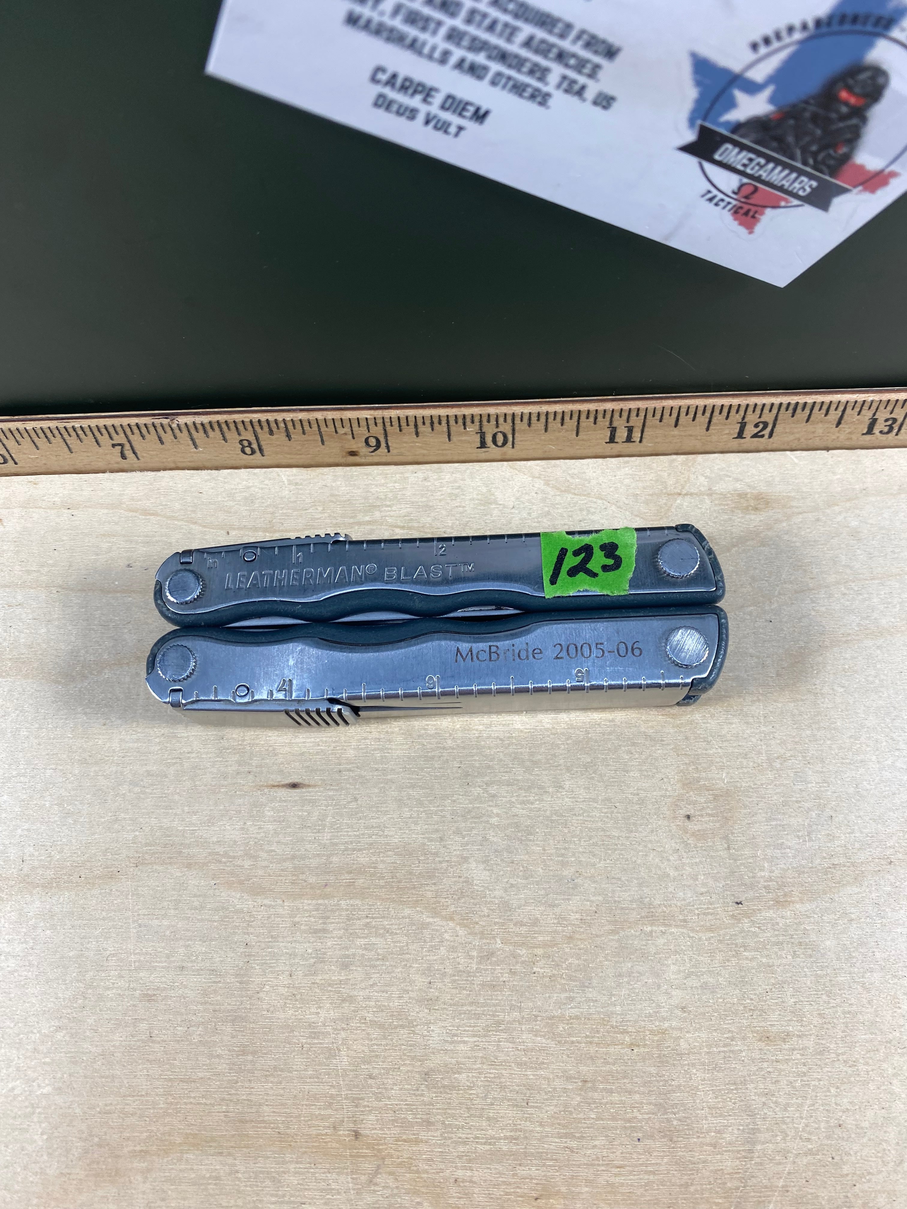 Leatherman Blast #123. Light usage. Customized Handle. Dirty.