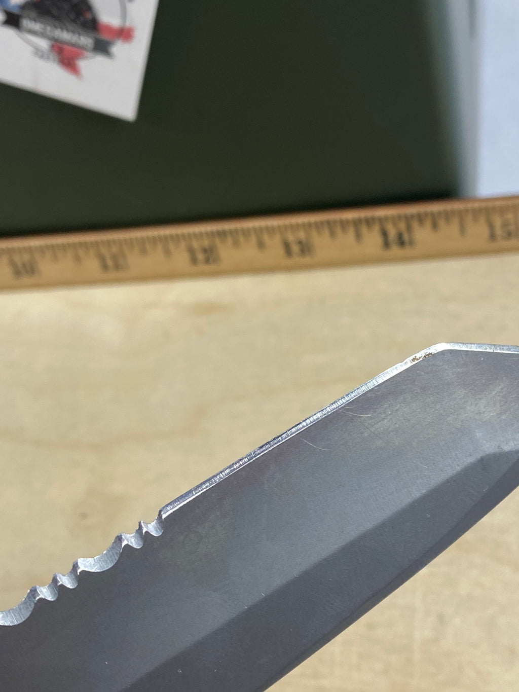 Gerber #2 Icon Tanto Liner Lock Knife (4.25" Gray Serr). Light usage