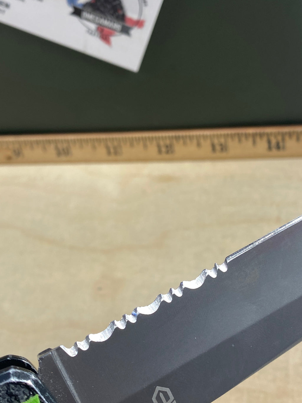 Gerber #2 Icon Tanto Liner Lock Knife (4.25" Gray Serr). Light usage
