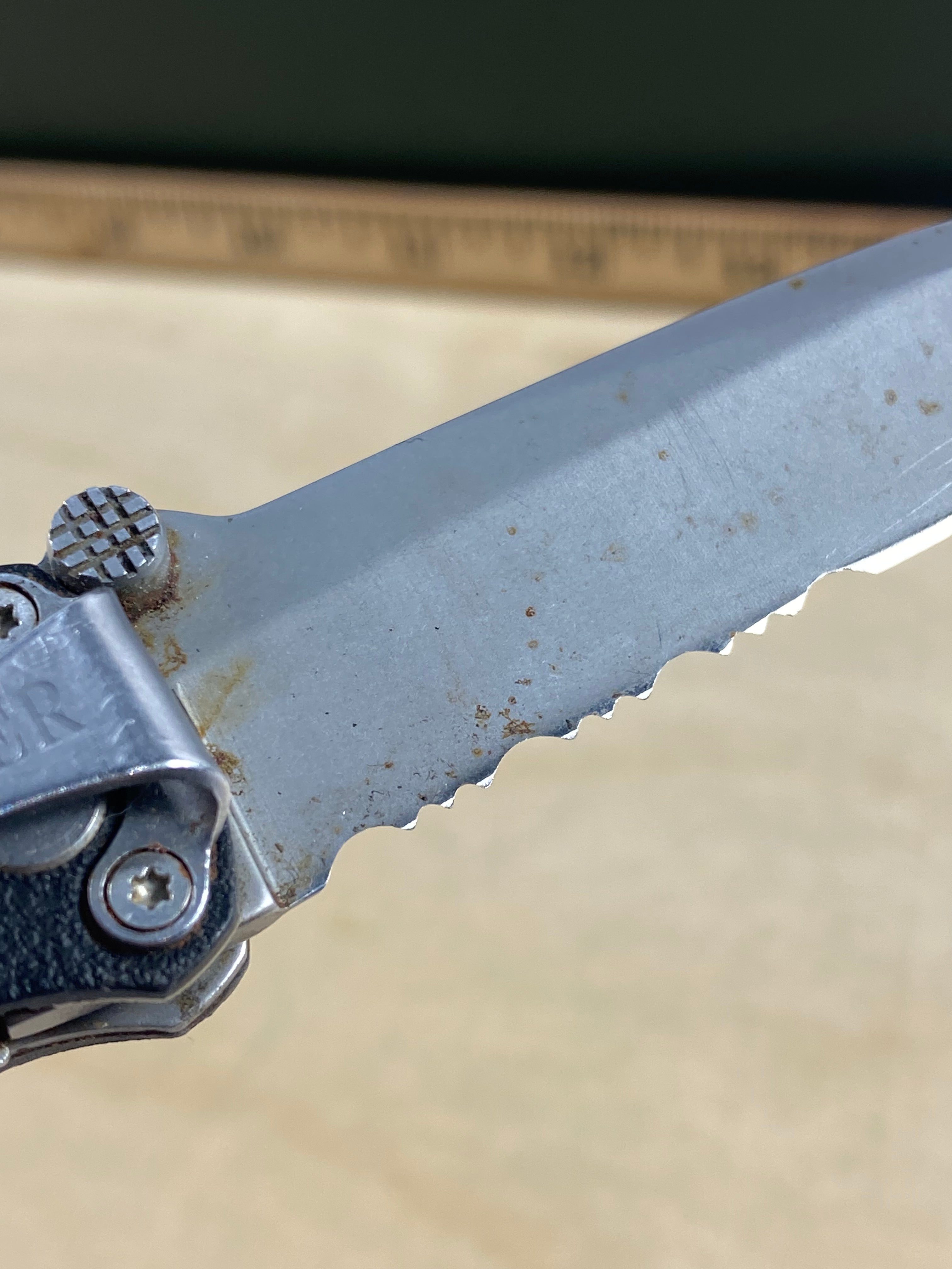 Gerber #13 Applegate Fairbairn. Light usage. Needs Oil