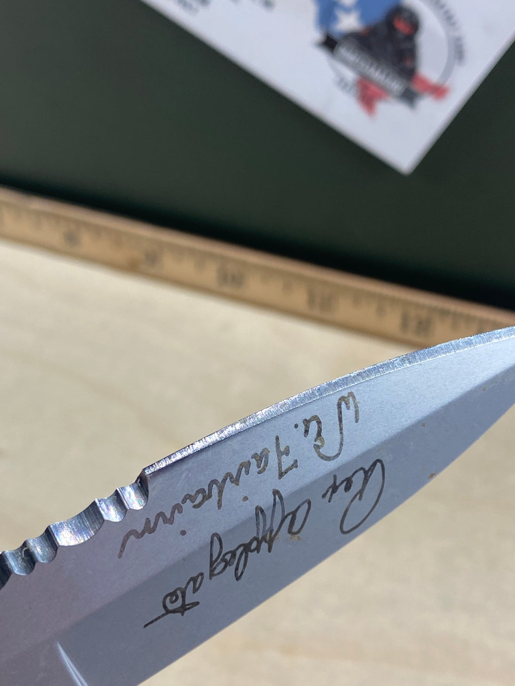 Gerber #14 Applegate Combat Folder Serrated. Light usage. Dirty