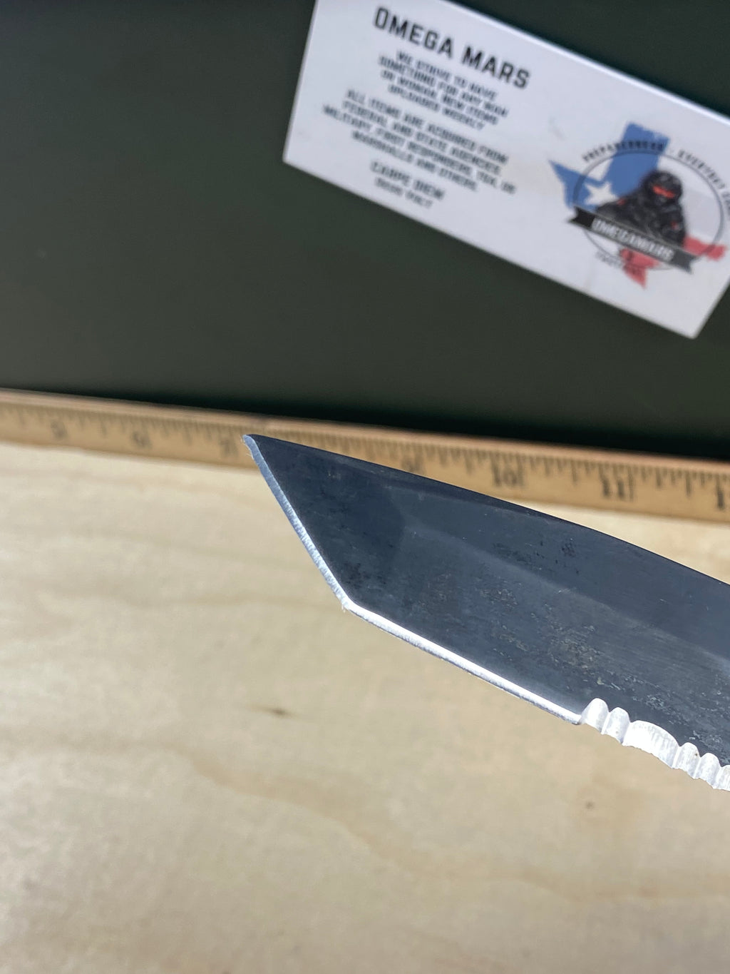 Gerber #24 Answer 3.25 Spring Assisted Tanto Knife. Light usage. Loose Blade. Dirty. DSCONTINUED. (MSRP $94.00 NEW)
