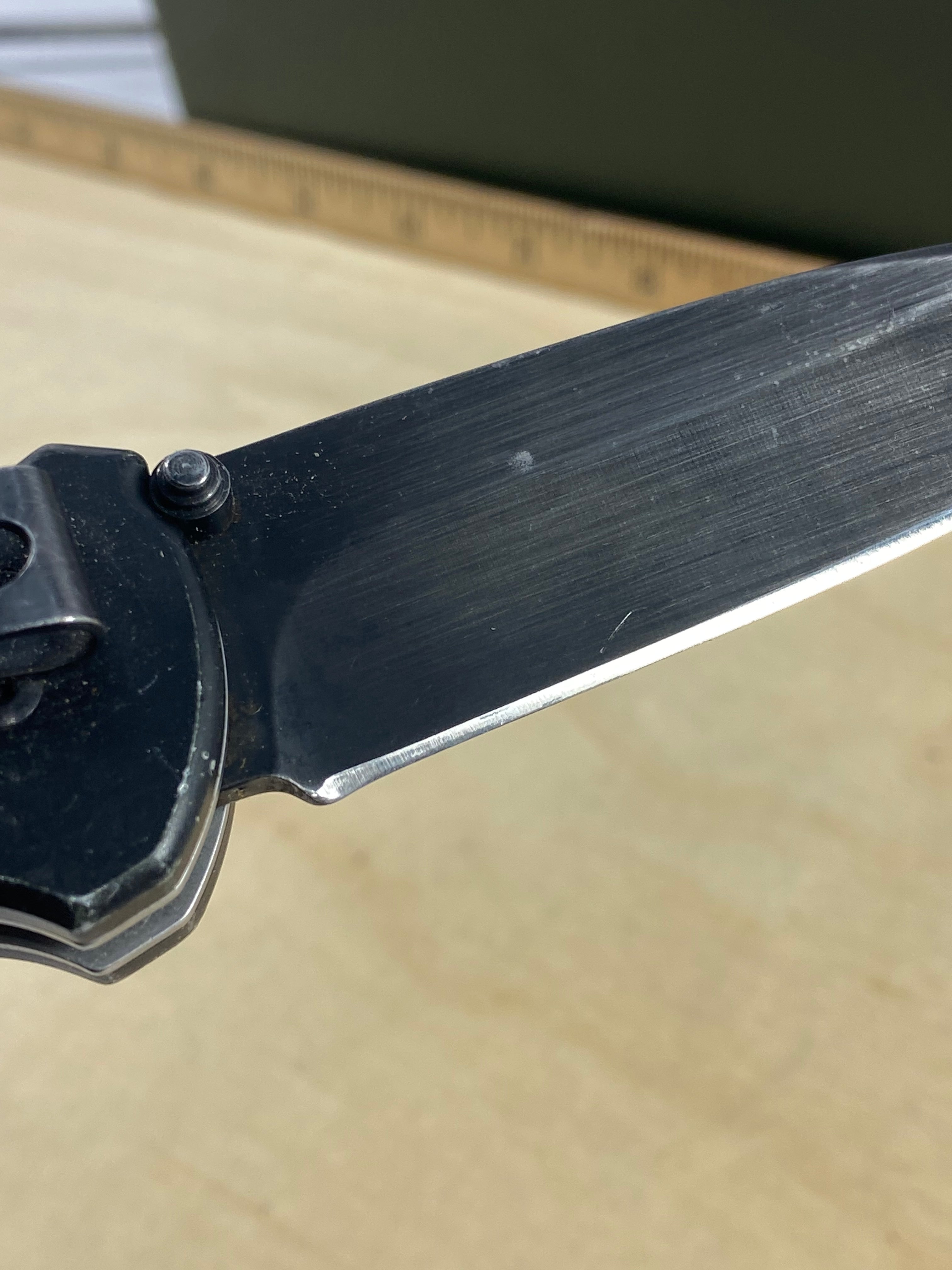 Gerber #31 Answer 3.25 Spring Assisted Tanto Knife. Light usage. DSCONTINUED. (MSRP $94.00 NEW)