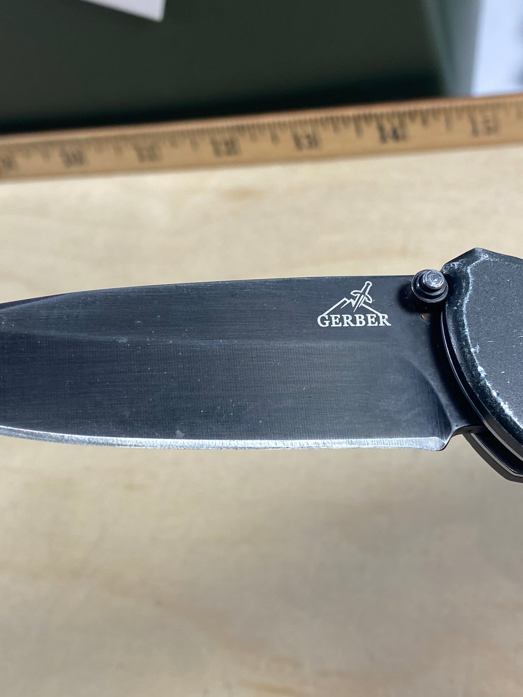 Gerber #31 Answer 3.25 Spring Assisted Tanto Knife. Light usage. DSCONTINUED. (MSRP $94.00 NEW)
