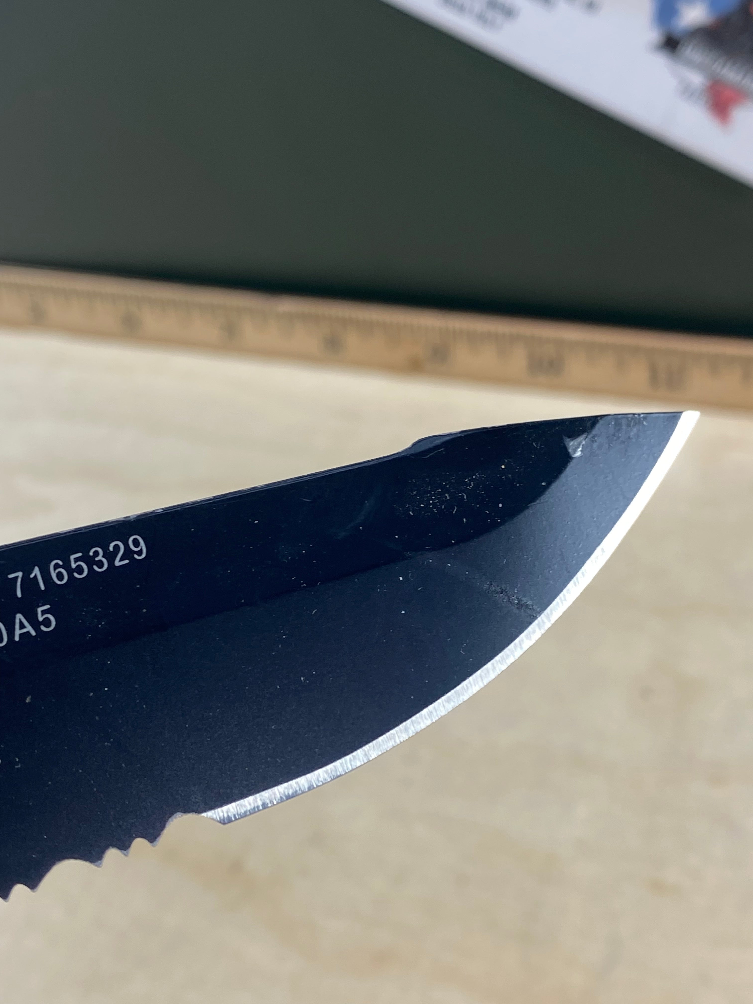 Gerber #33 Hinderer CLS Combat Life Saver Rescue Knife. Light usage. (MSRP $90.00 NEW)
