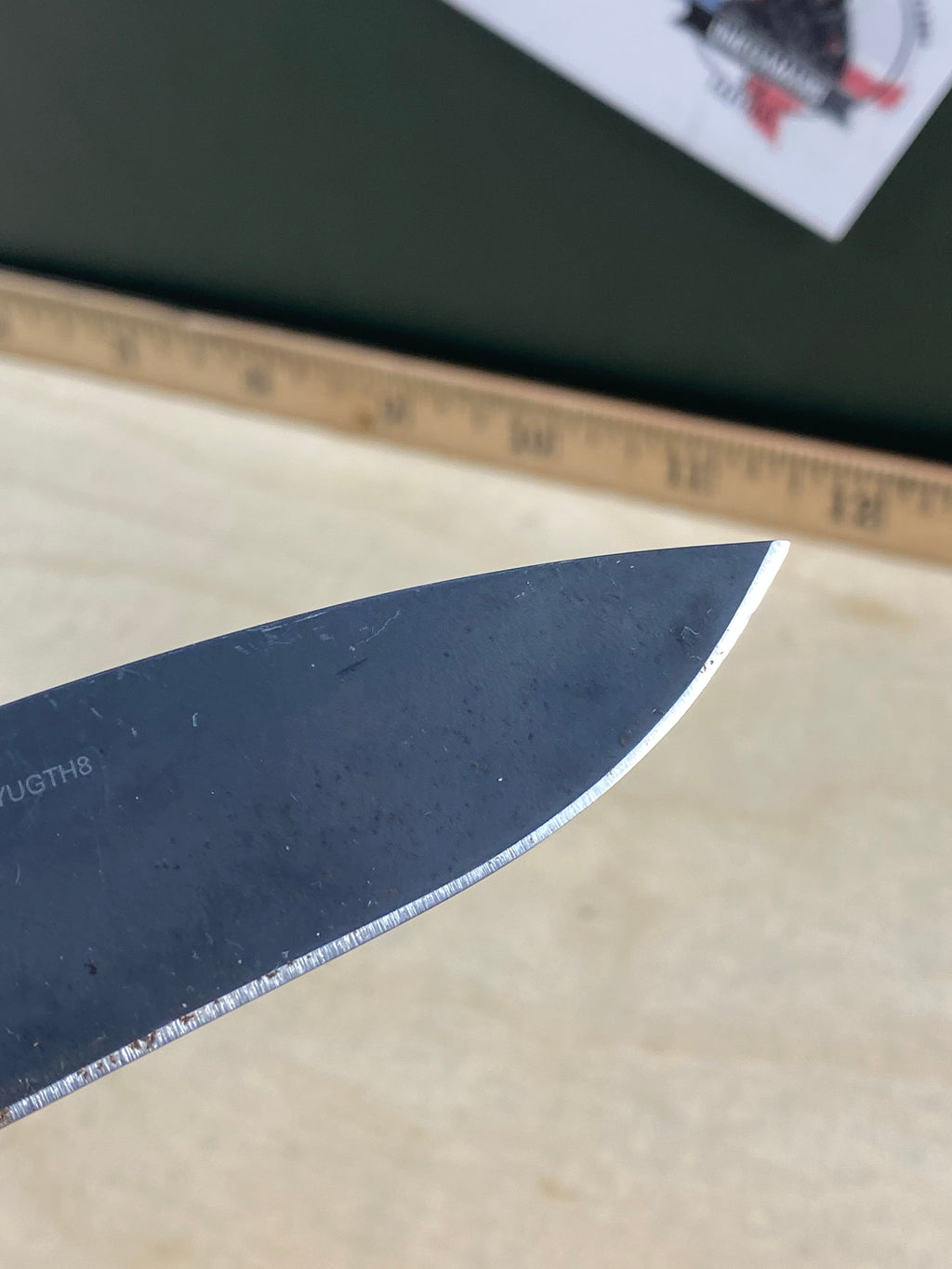 Gerber #34 Sedulo Pivot Lock Knife Black FRN. Light usage. Rust and dirty with customized blade.