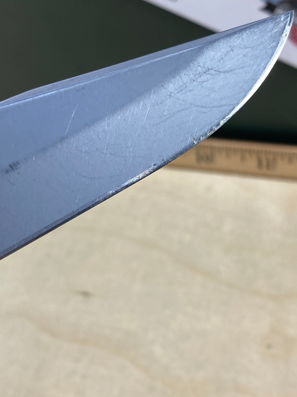 Gerber #44 450 EZ Out Pocket Knife Lockback combo Edge Blade. Light usage. Resharpened.