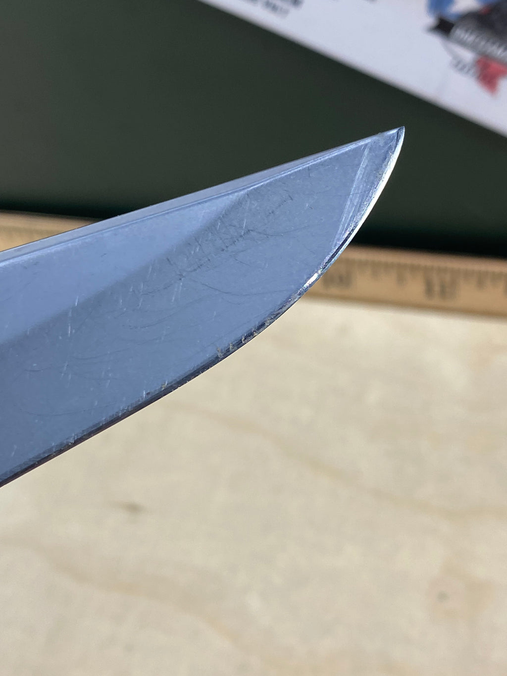 Gerber #44 450 EZ Out Pocket Knife Lockback combo Edge Blade. Light usage. Resharpened.