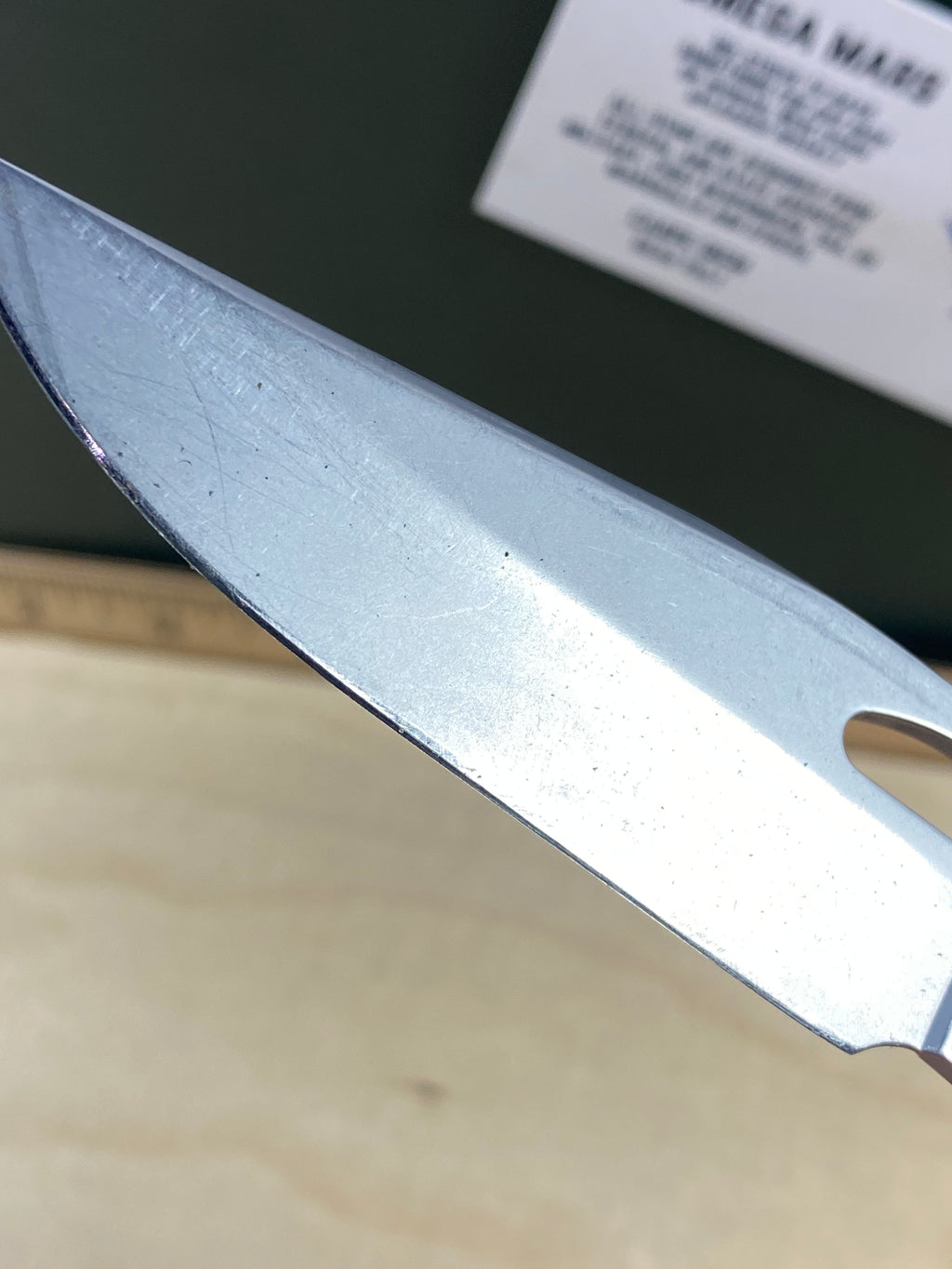 Gerber #44 450 EZ Out Pocket Knife Lockback combo Edge Blade. Light usage. Resharpened.