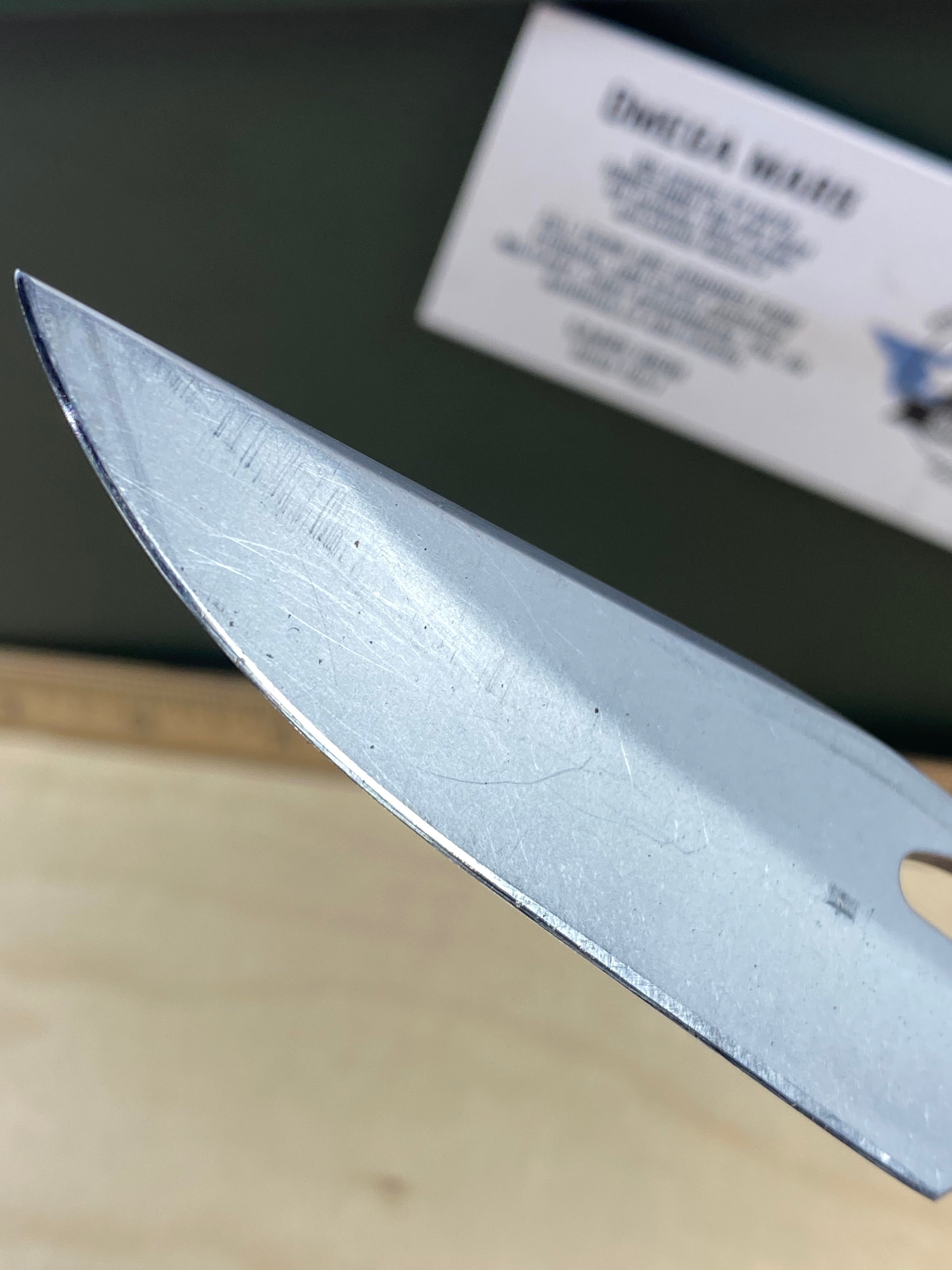 Gerber #44 450 EZ Out Pocket Knife Lockback combo Edge Blade. Light usage. Resharpened.