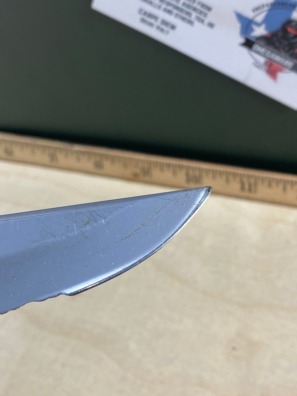 Gerber #47 450 EZ Out Pocket Knife Lockback combo Edge Blade. Light usage. Dirty.