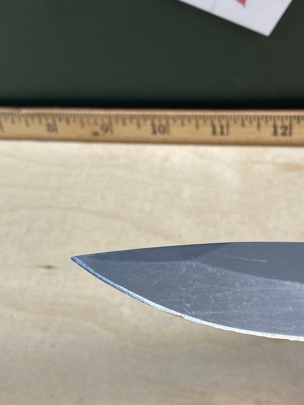 Gerber #96 Contrast Frame Lock Knife. Light usage. Resharpened. Chip on blade and dirty.