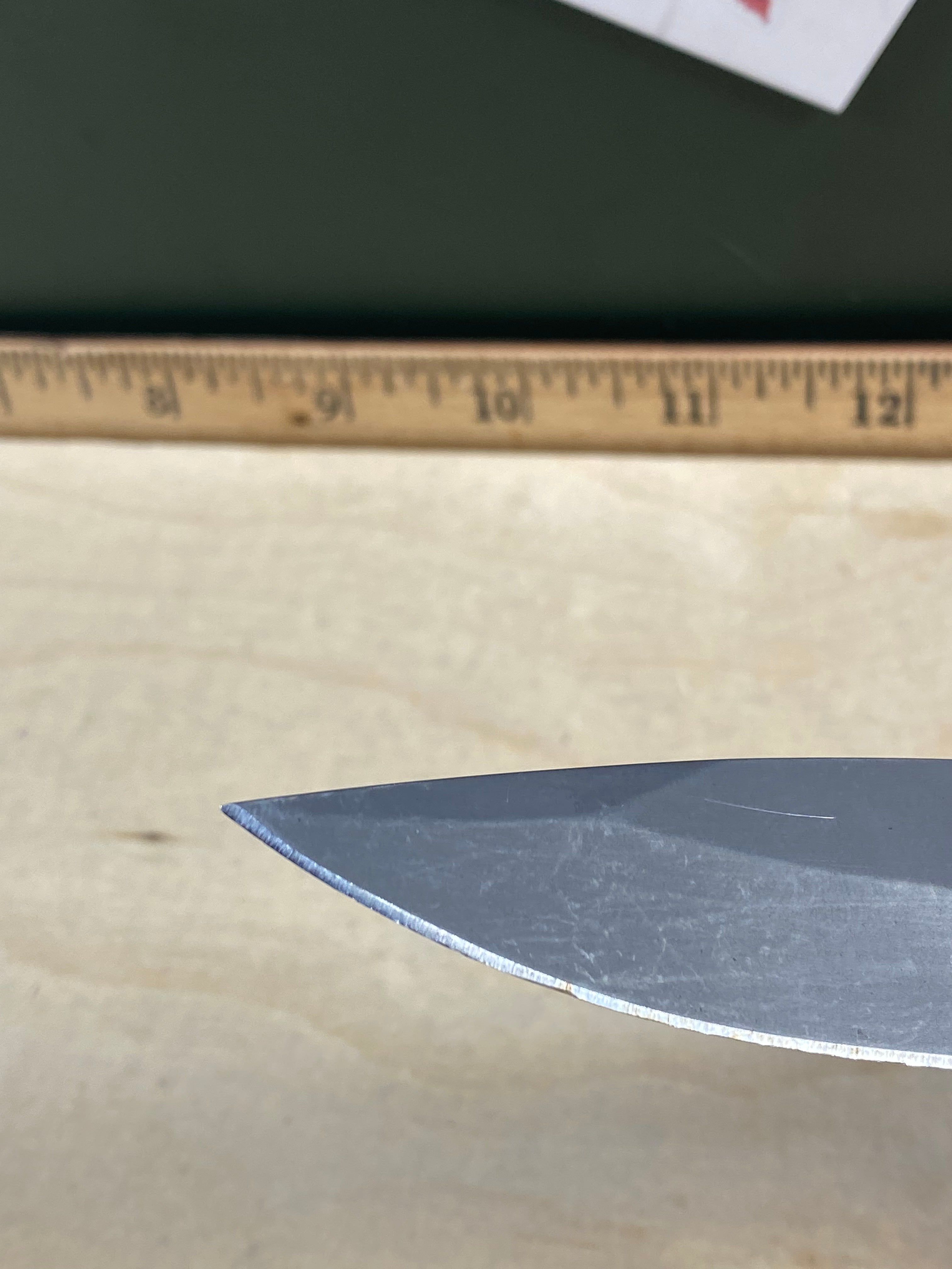 Gerber #96 Contrast Frame Lock Knife. Light usage. Resharpened. Chip on blade and dirty.