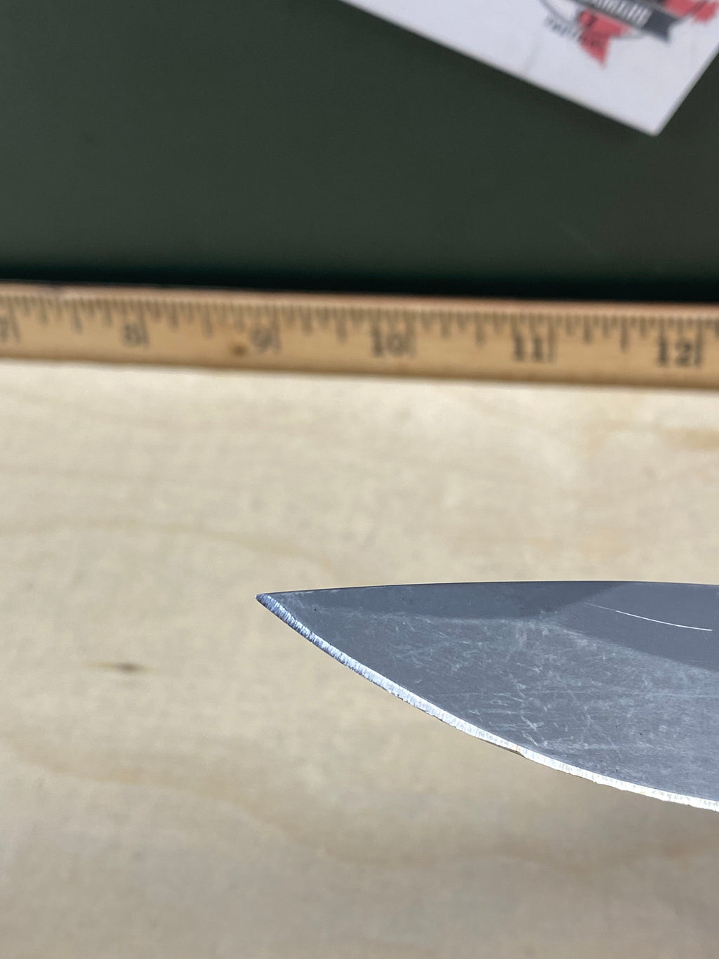 Gerber #96 Contrast Frame Lock Knife. Light usage. Resharpened. Chip on blade and dirty.