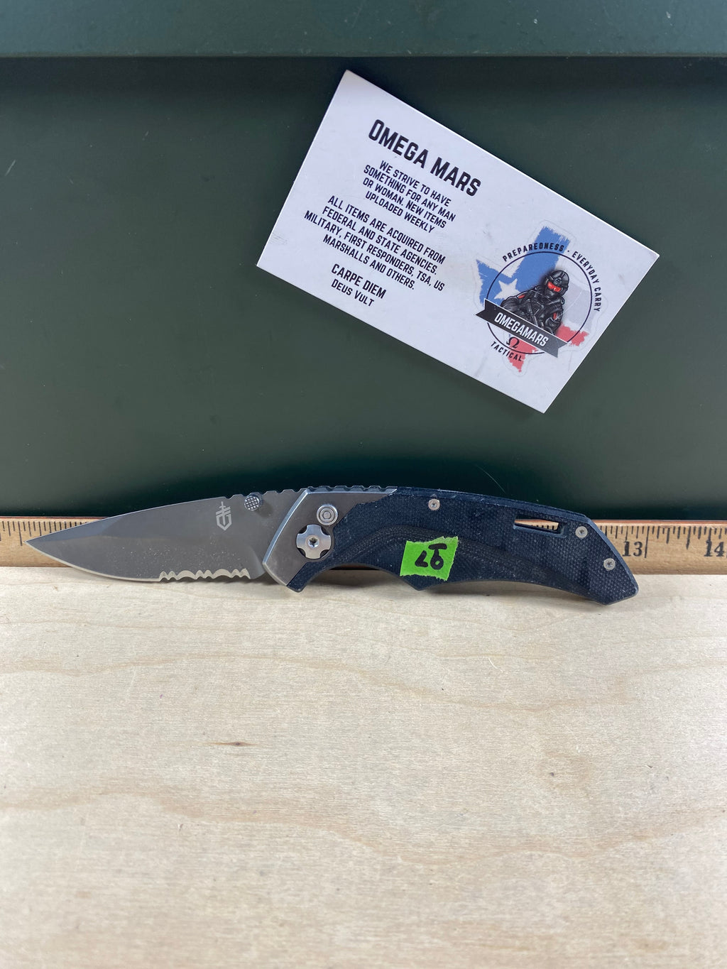 Gerber #97 Contrast Frame Lock Knife. Light usage