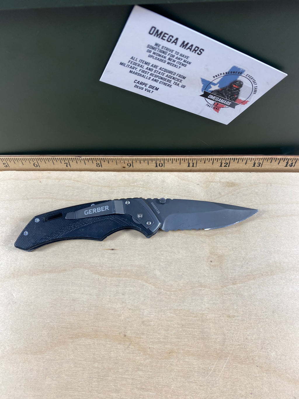 Gerber #97 Contrast Frame Lock Knife. Light usage