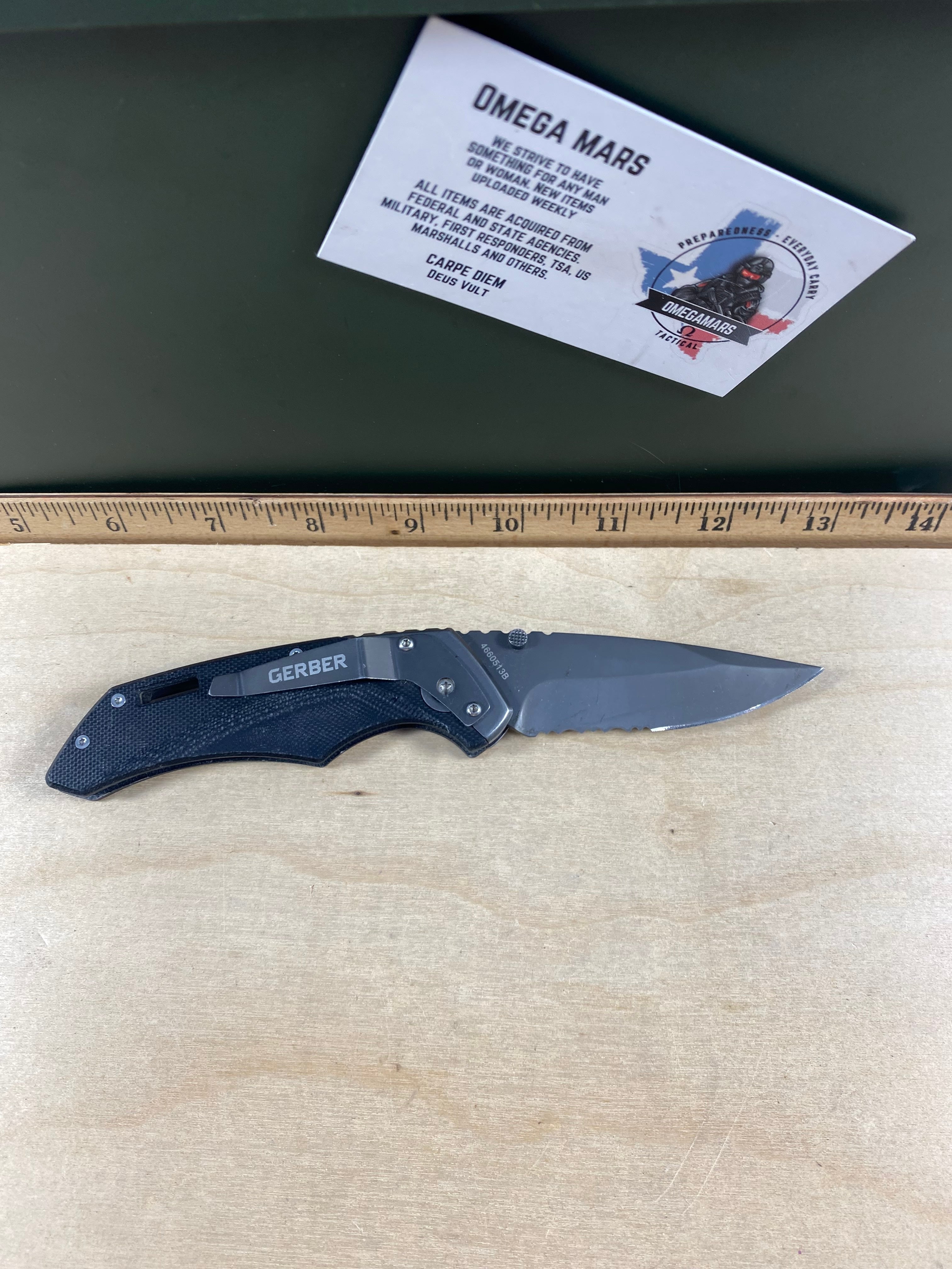 Gerber #97 Contrast Frame Lock Knife. Light usage
