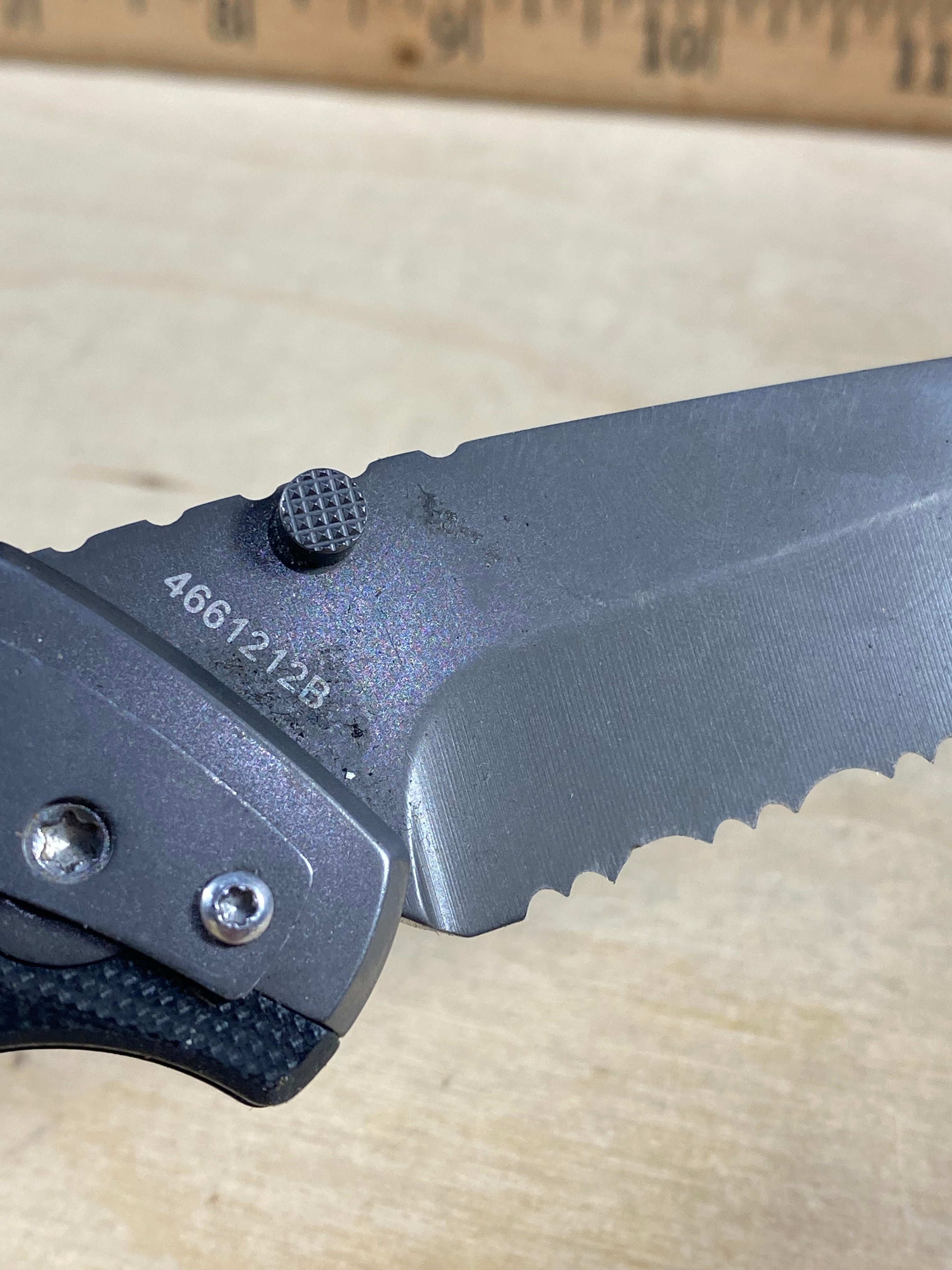 Gerber #98 Contrast Frame Lock Knife. Light usage and dirty