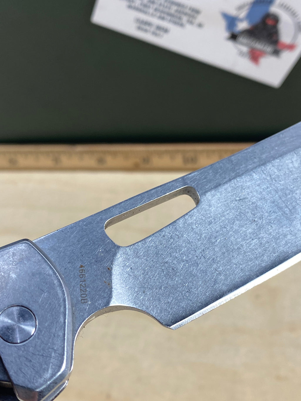 Gerber #61 FlatIron Cleaver Folding Knife. Light usage. (MSRP $52.00 NEW)