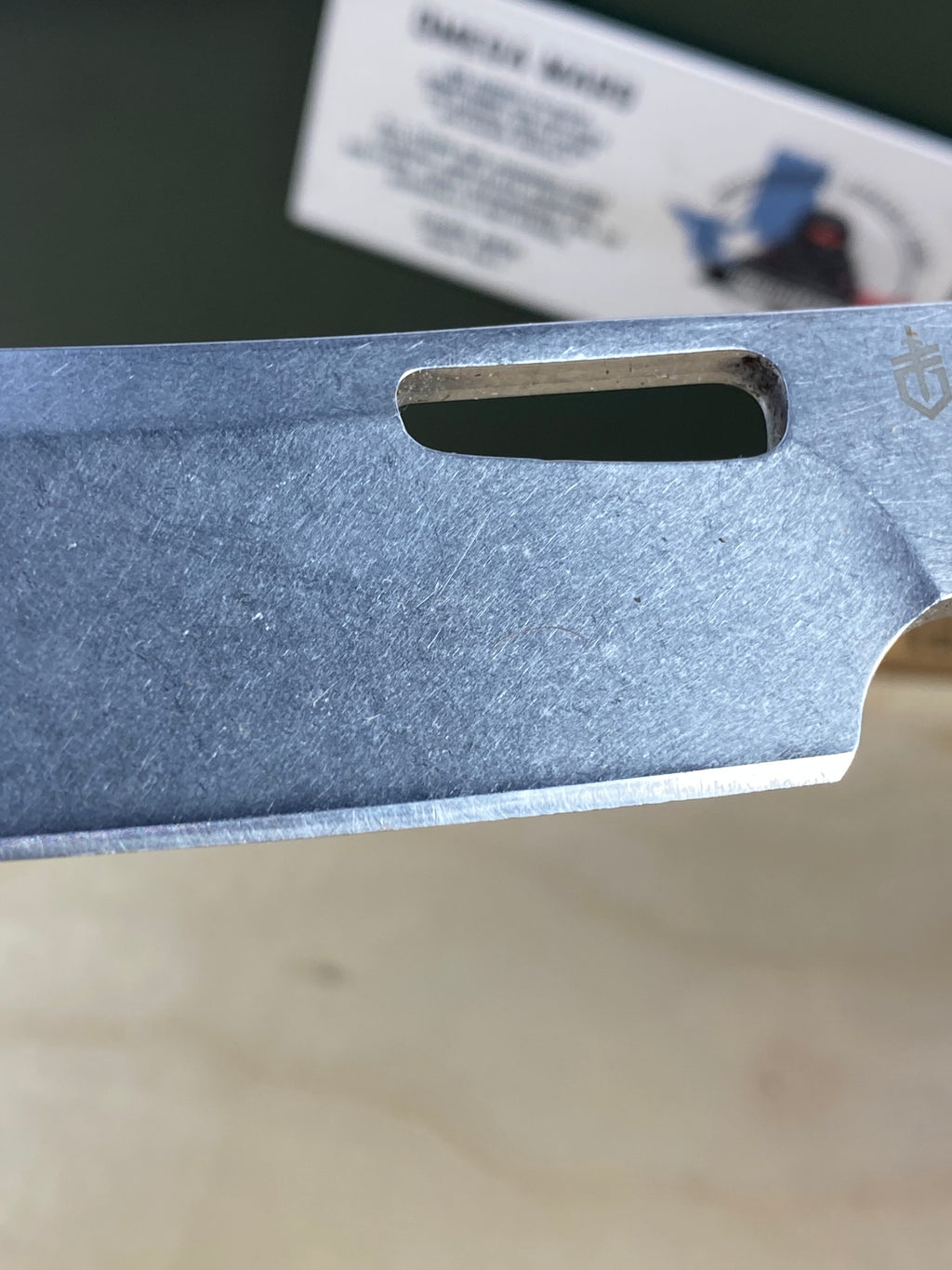 Gerber #61 FlatIron Cleaver Folding Knife. Light usage. (MSRP $52.00 NEW)