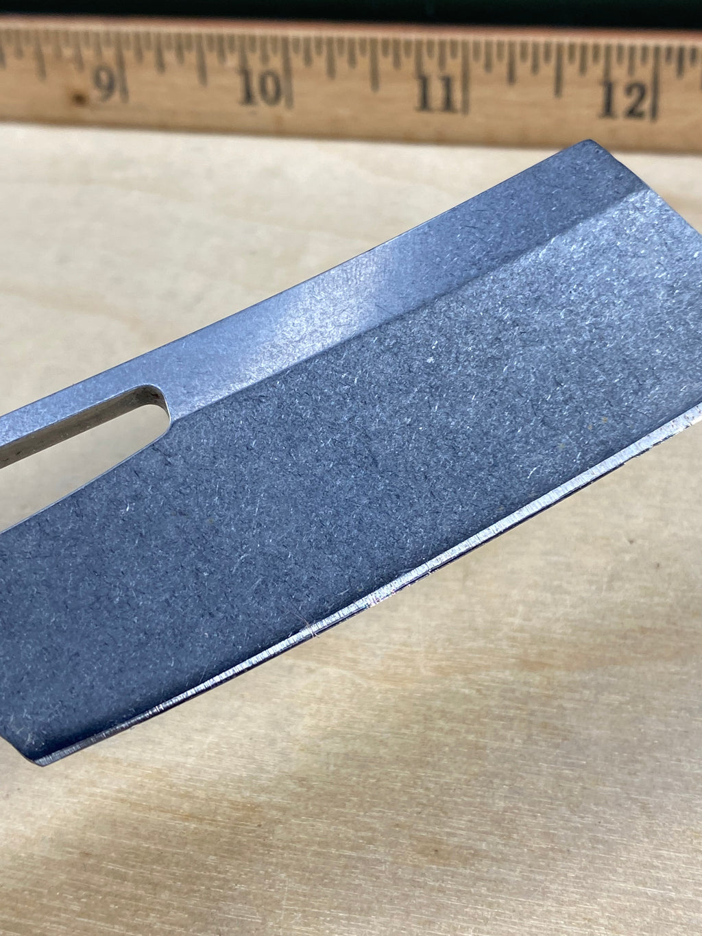 Gerber #64 FlatIron Cleaver Folding Knife. Light usage. Chip on Blade. (MSRP $52.00 NEW)