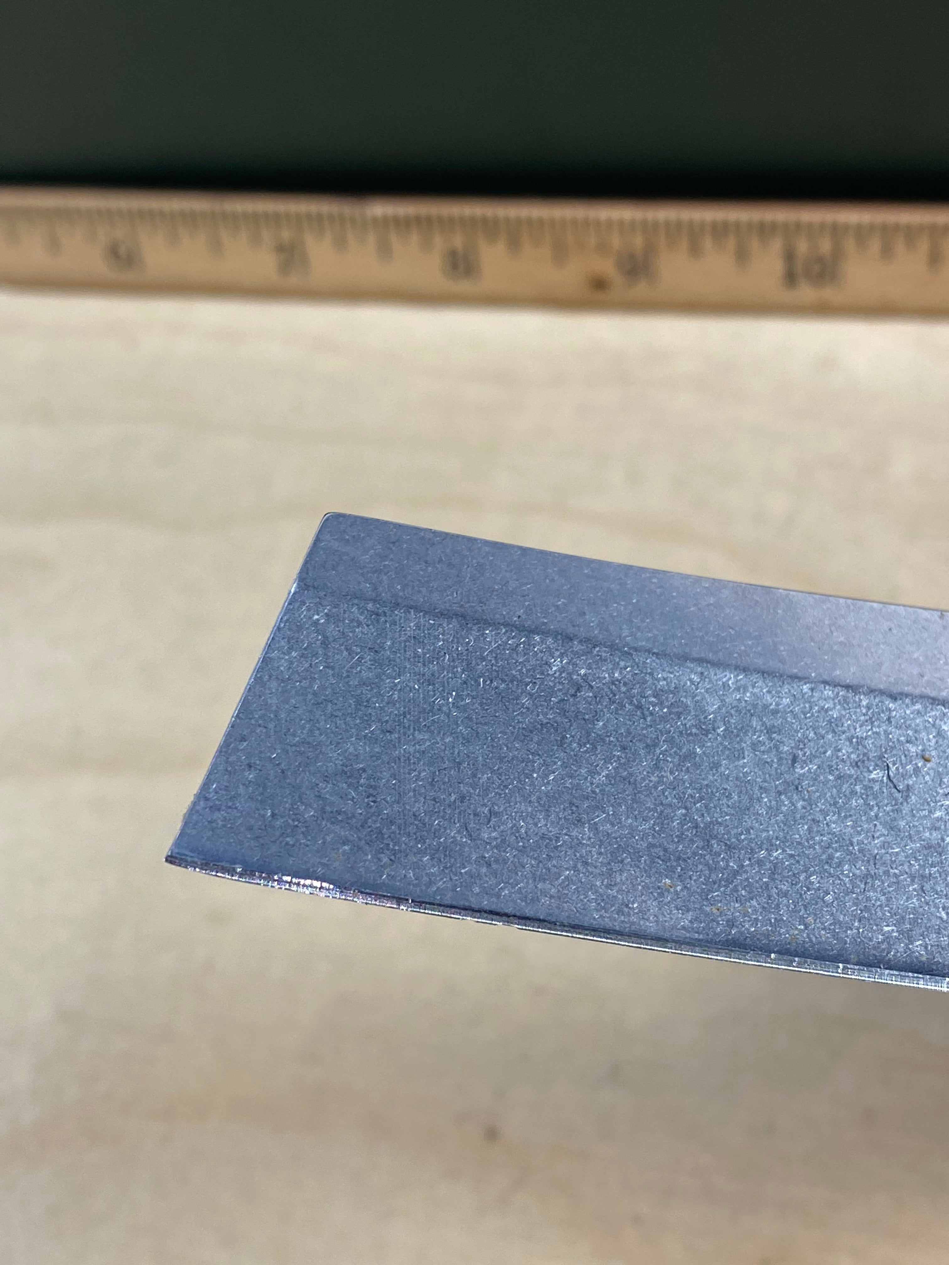 Gerber #64 FlatIron Cleaver Folding Knife. Light usage. Chip on Blade. (MSRP $52.00 NEW)
