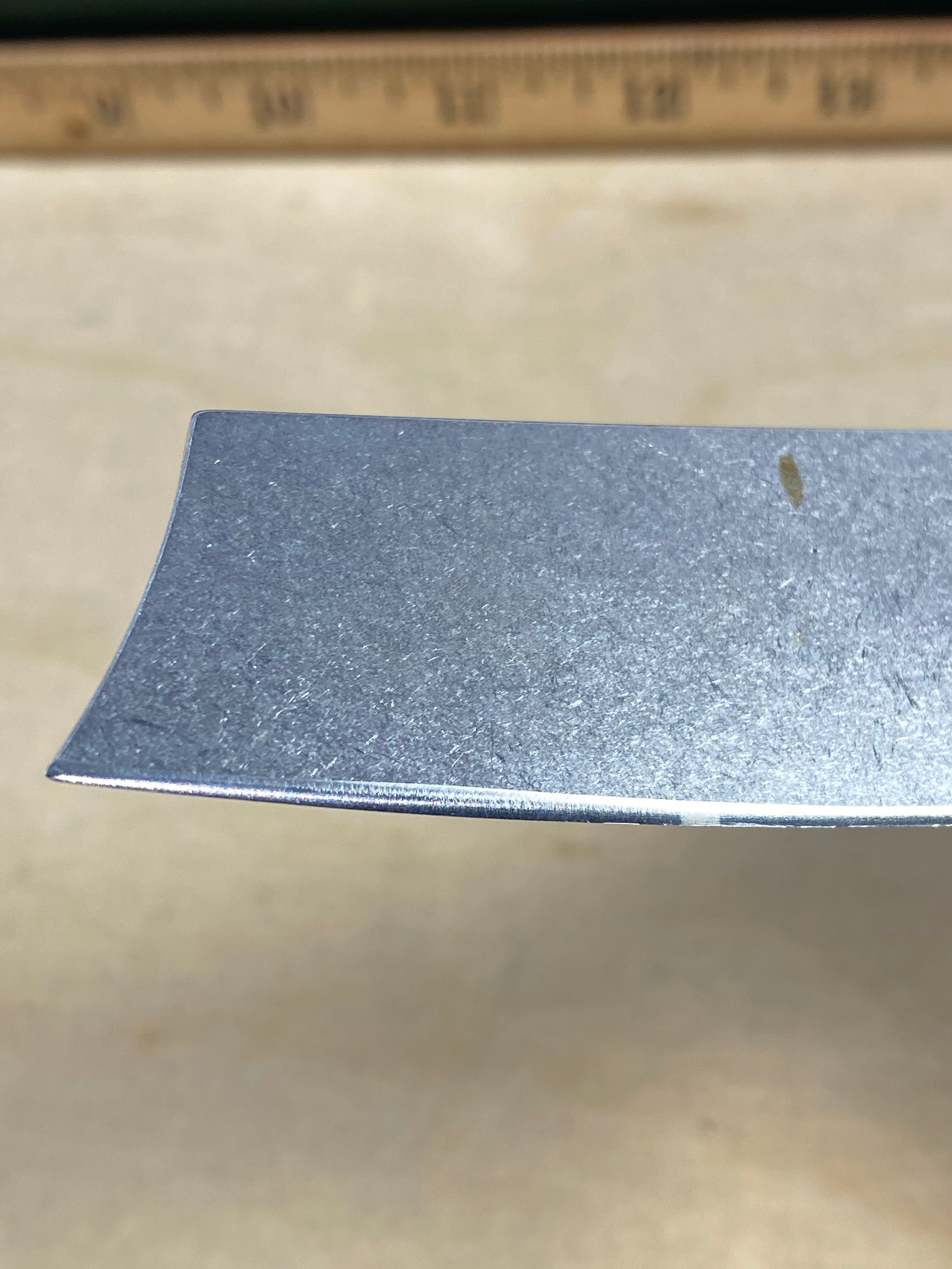 Gerber #69 FlatIron Cleaver Folding Knife with Micarta Handle. Light usage.