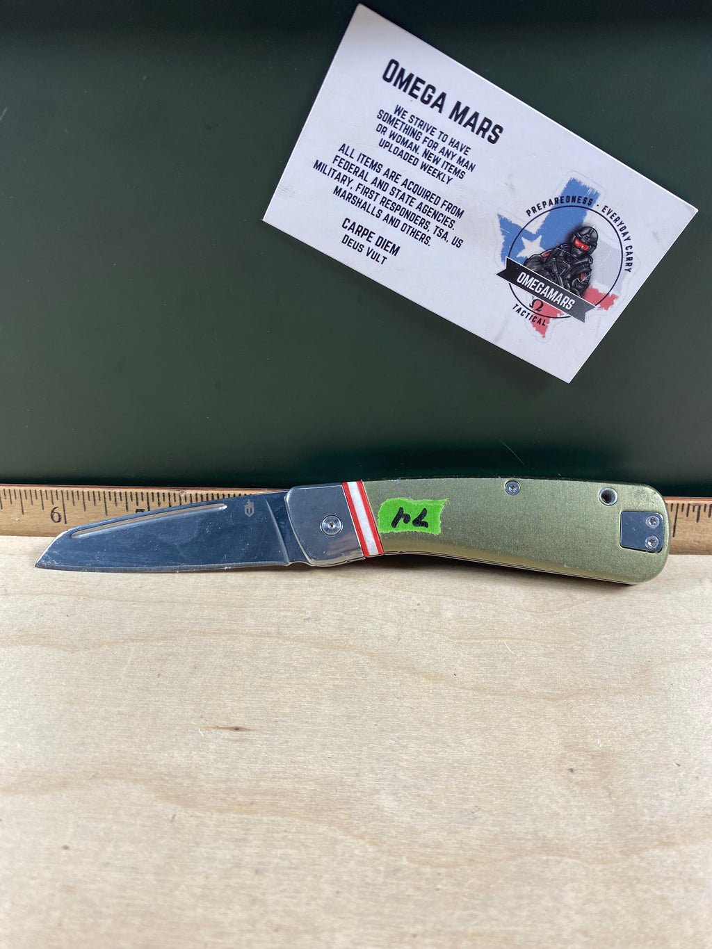 Gerber #74 Straightlace Sheepsfoot Slip Joint Knife. Light usage. DISCONTINUED. (MSRP $33.95 NEW)