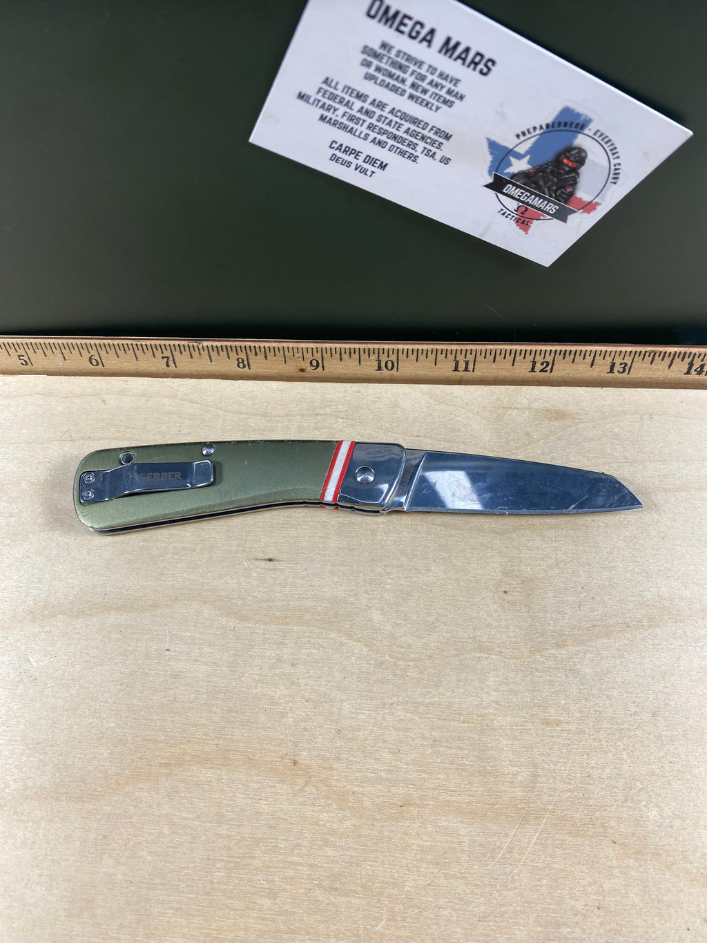 Gerber #74 Straightlace Sheepsfoot Slip Joint Knife. Light usage. DISCONTINUED. (MSRP $33.95 NEW)