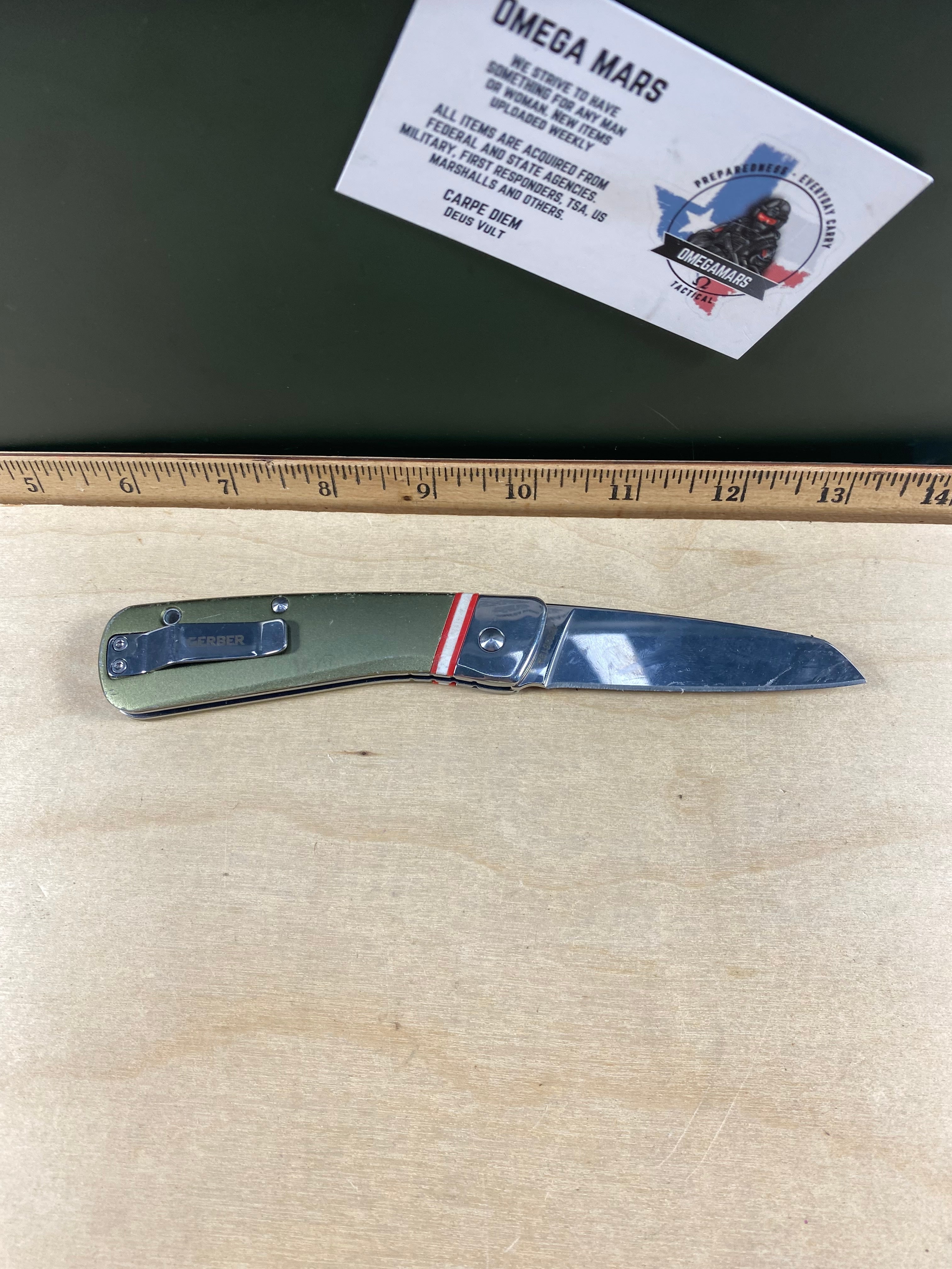 Gerber #74 Straightlace Sheepsfoot Slip Joint Knife. Light usage. DISCONTINUED. (MSRP $33.95 NEW)
