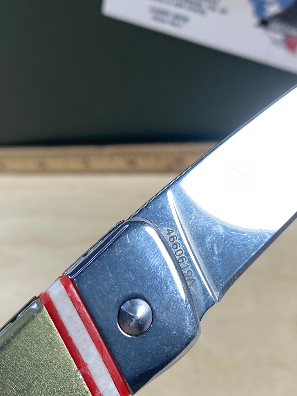 Gerber #74 Straightlace Sheepsfoot Slip Joint Knife. Light usage. DISCONTINUED. (MSRP $33.95 NEW)