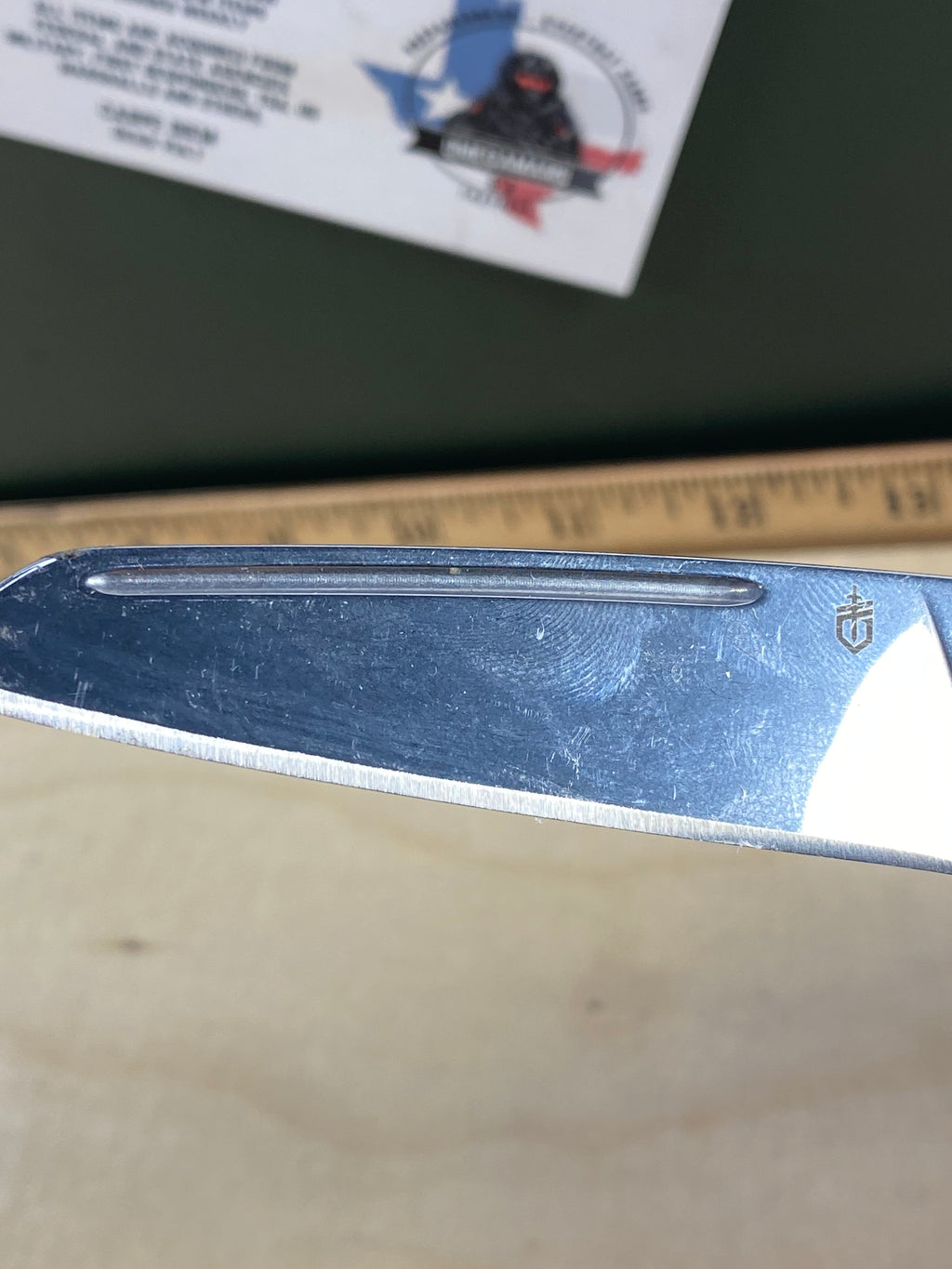 Gerber #74 Straightlace Sheepsfoot Slip Joint Knife. Light usage. DISCONTINUED. (MSRP $33.95 NEW)