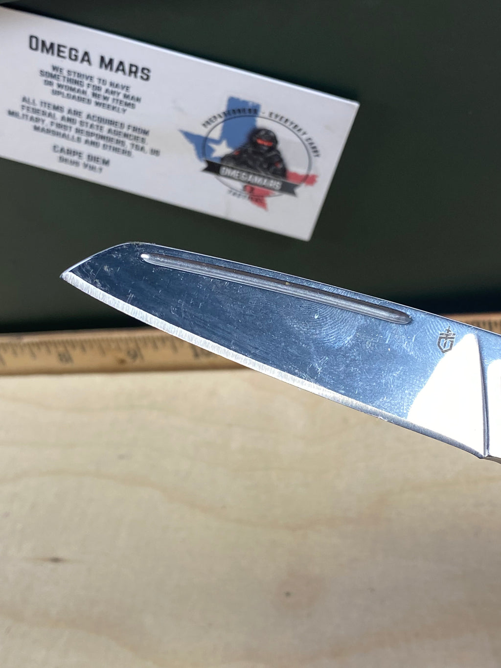 Gerber #74 Straightlace Sheepsfoot Slip Joint Knife. Light usage. DISCONTINUED. (MSRP $33.95 NEW)