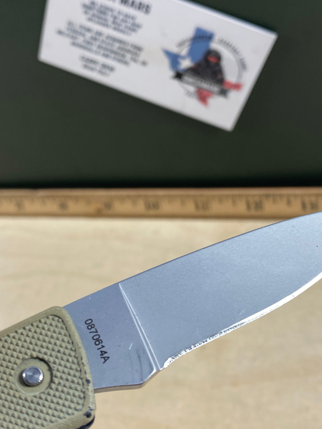 Gerber #75 LST Folding Knife. Light usage. Resharpened and Rare handle color.
