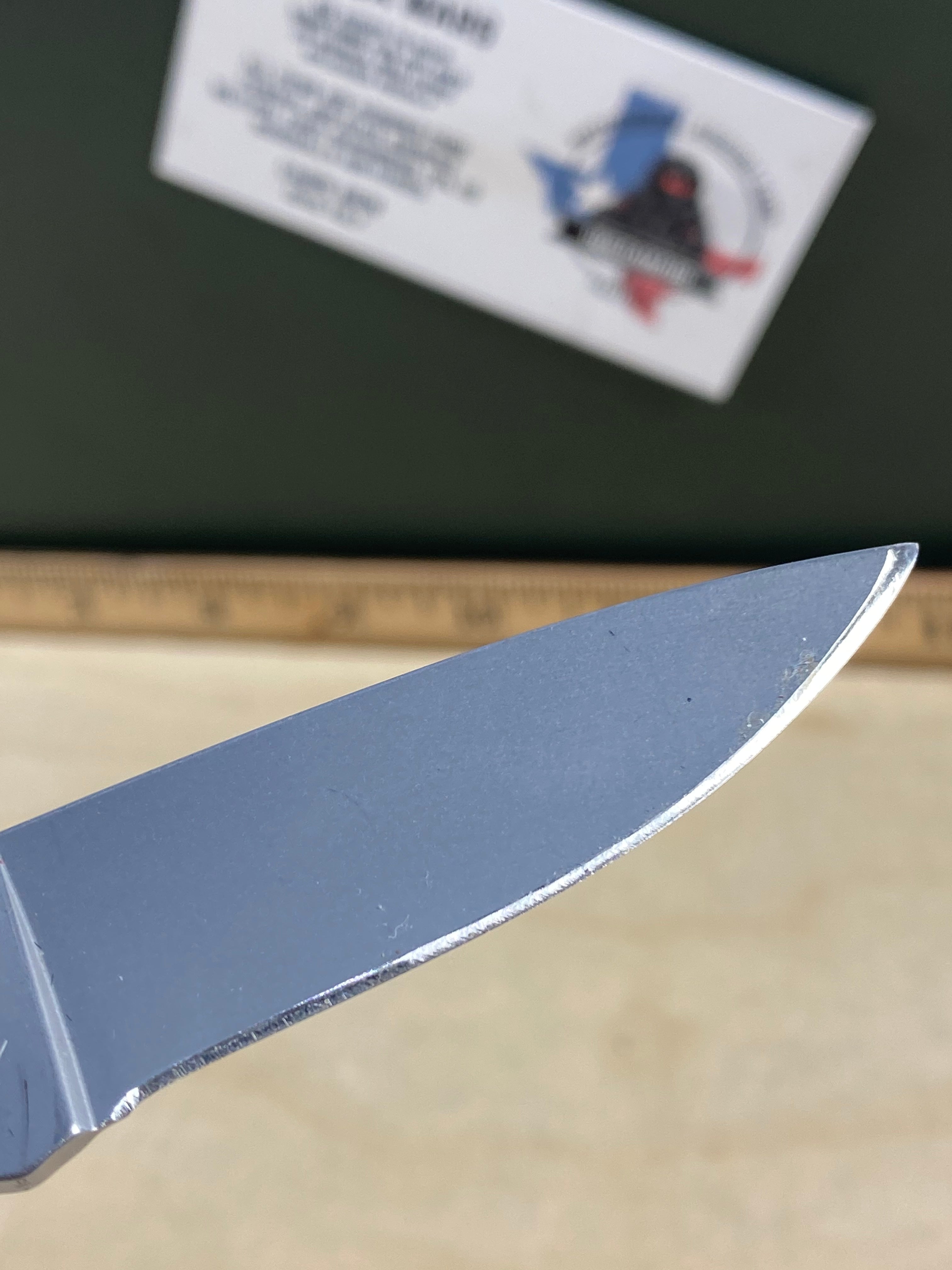 Gerber #75 LST Folding Knife. Light usage. Resharpened and Rare handle color.