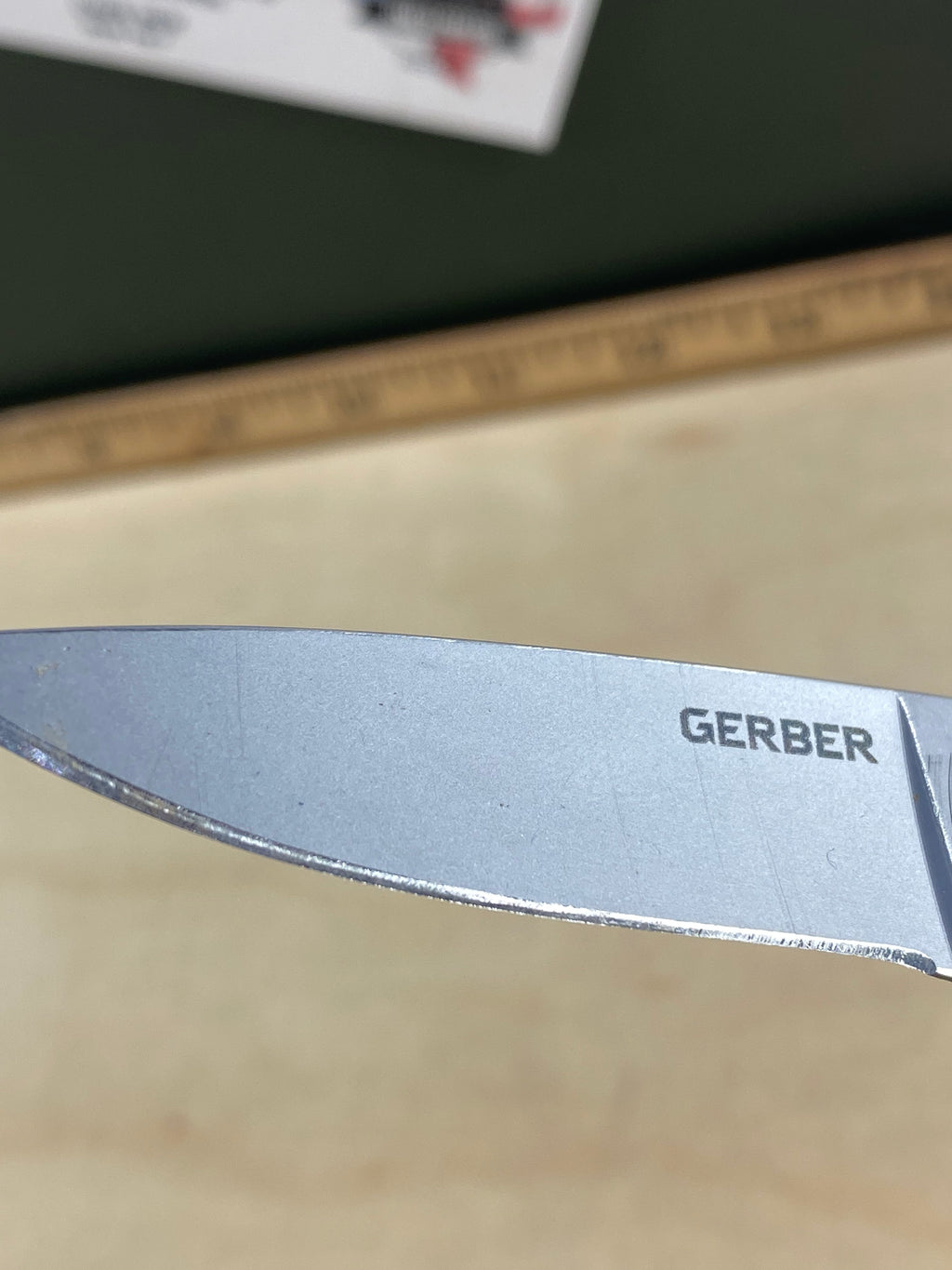 Gerber #75 LST Folding Knife. Light usage. Resharpened and Rare handle color.