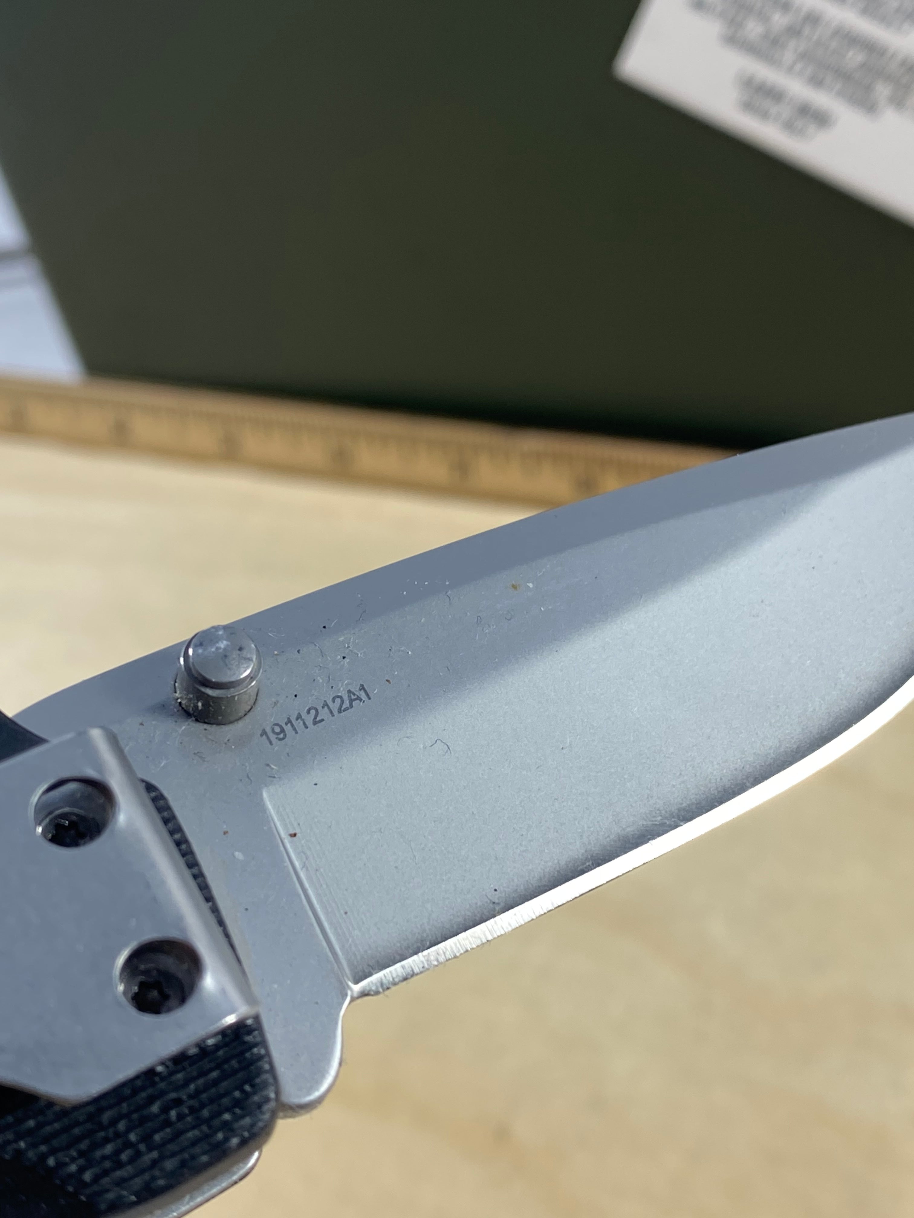 Gerber #78 Obsidian Folding Clip Knife. Light usage. Dirty.