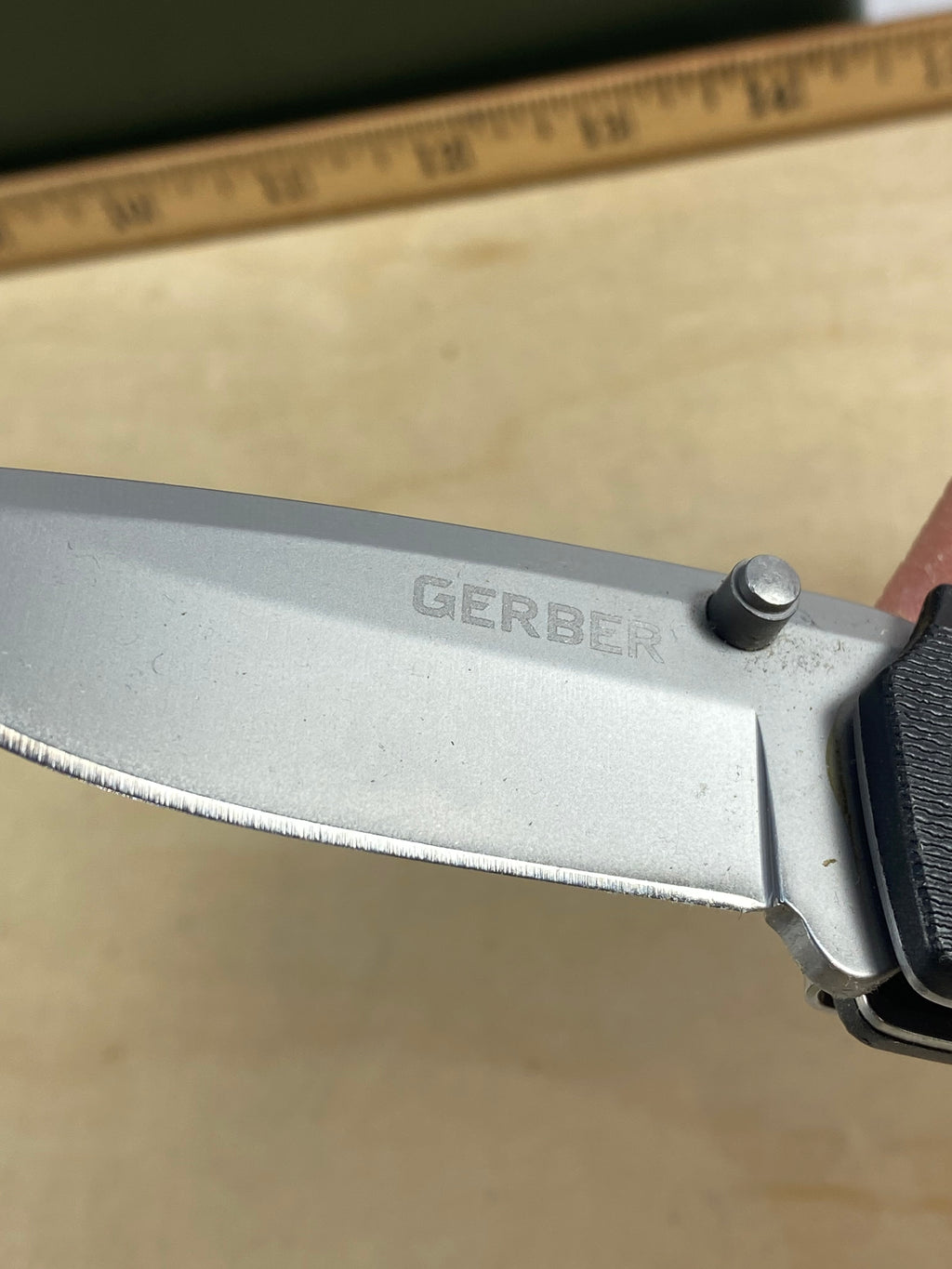 Gerber #78 Obsidian Folding Clip Knife. Light usage. Dirty.