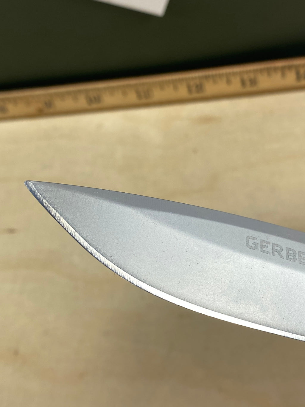 Gerber #78 Obsidian Folding Clip Knife. Light usage. Dirty.