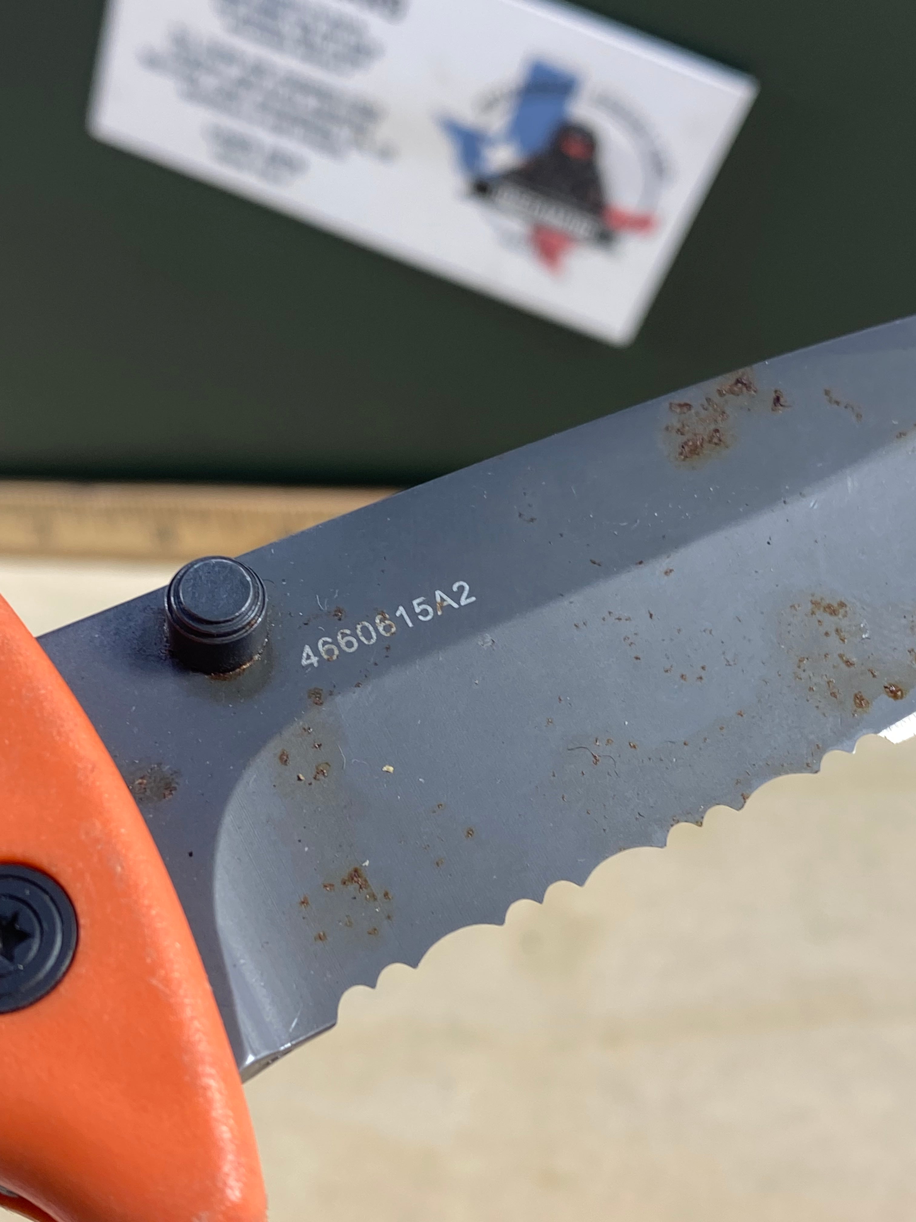 Gerber #79 Bear Grylls. Light usage. Dirty. Chip on blade