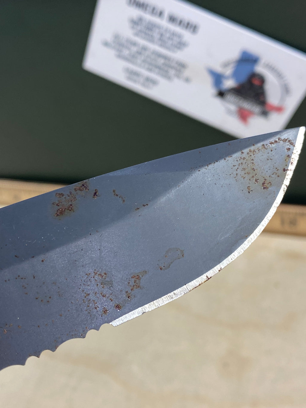 Gerber #79 Bear Grylls. Light usage. Dirty. Chip on blade