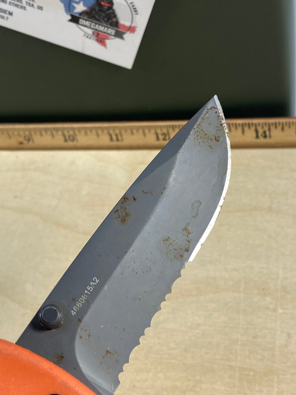 Gerber #79 Bear Grylls. Light usage. Dirty. Chip on blade