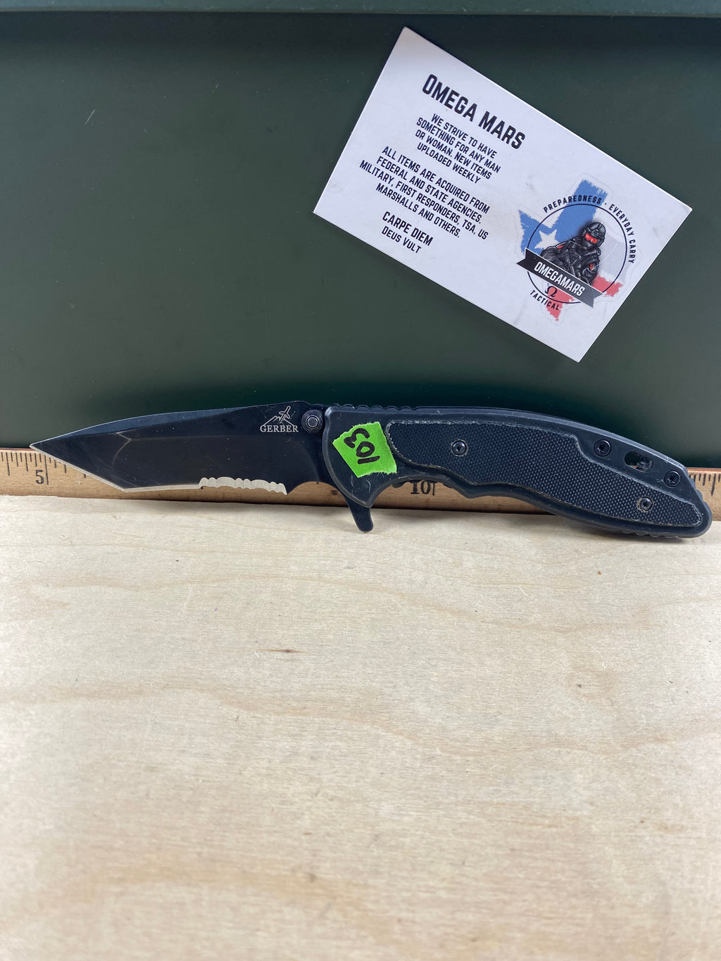 Gerber #103 Torch. Light usage. Resharpened