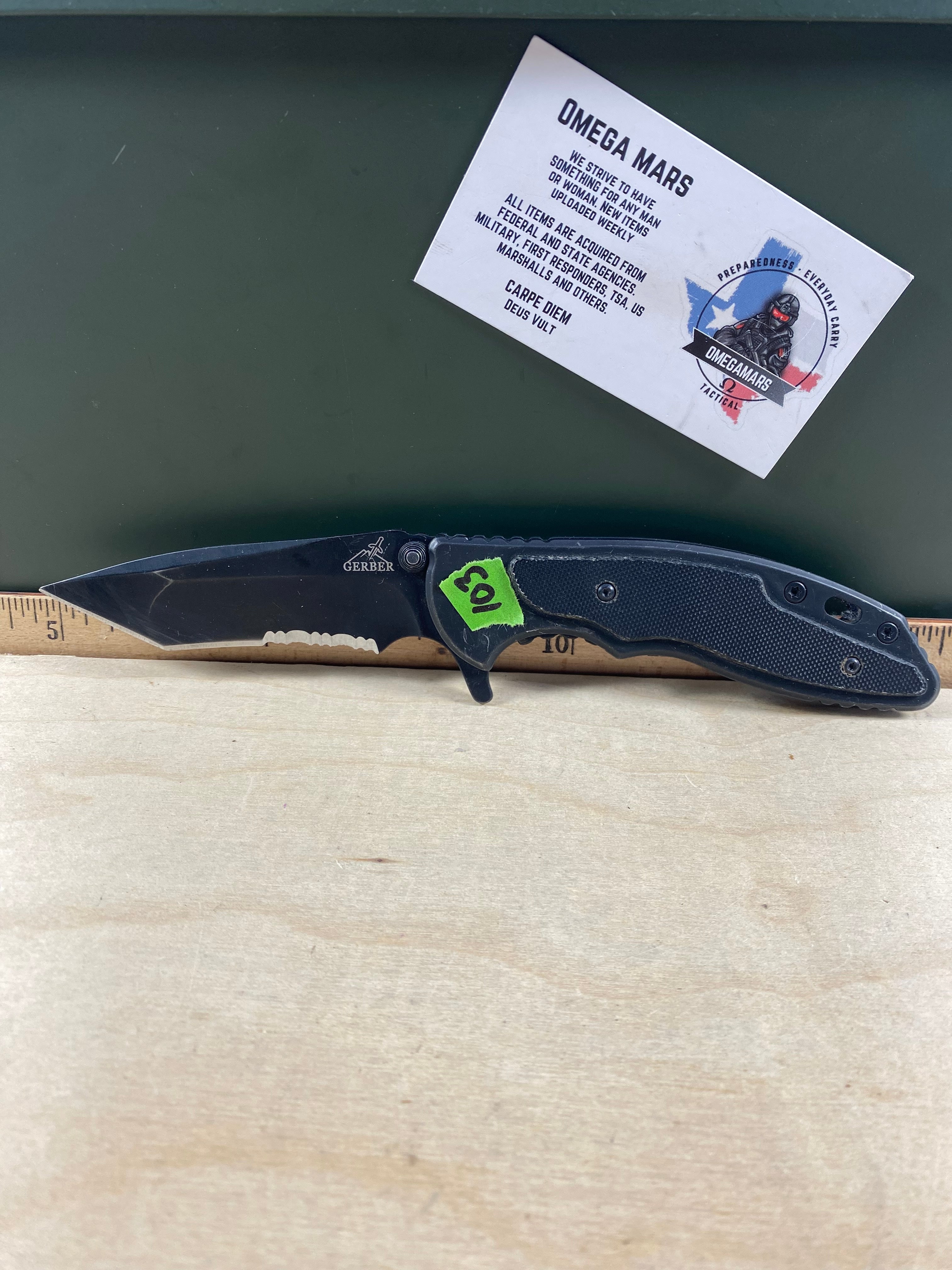 Gerber #103 Torch. Light usage. Resharpened