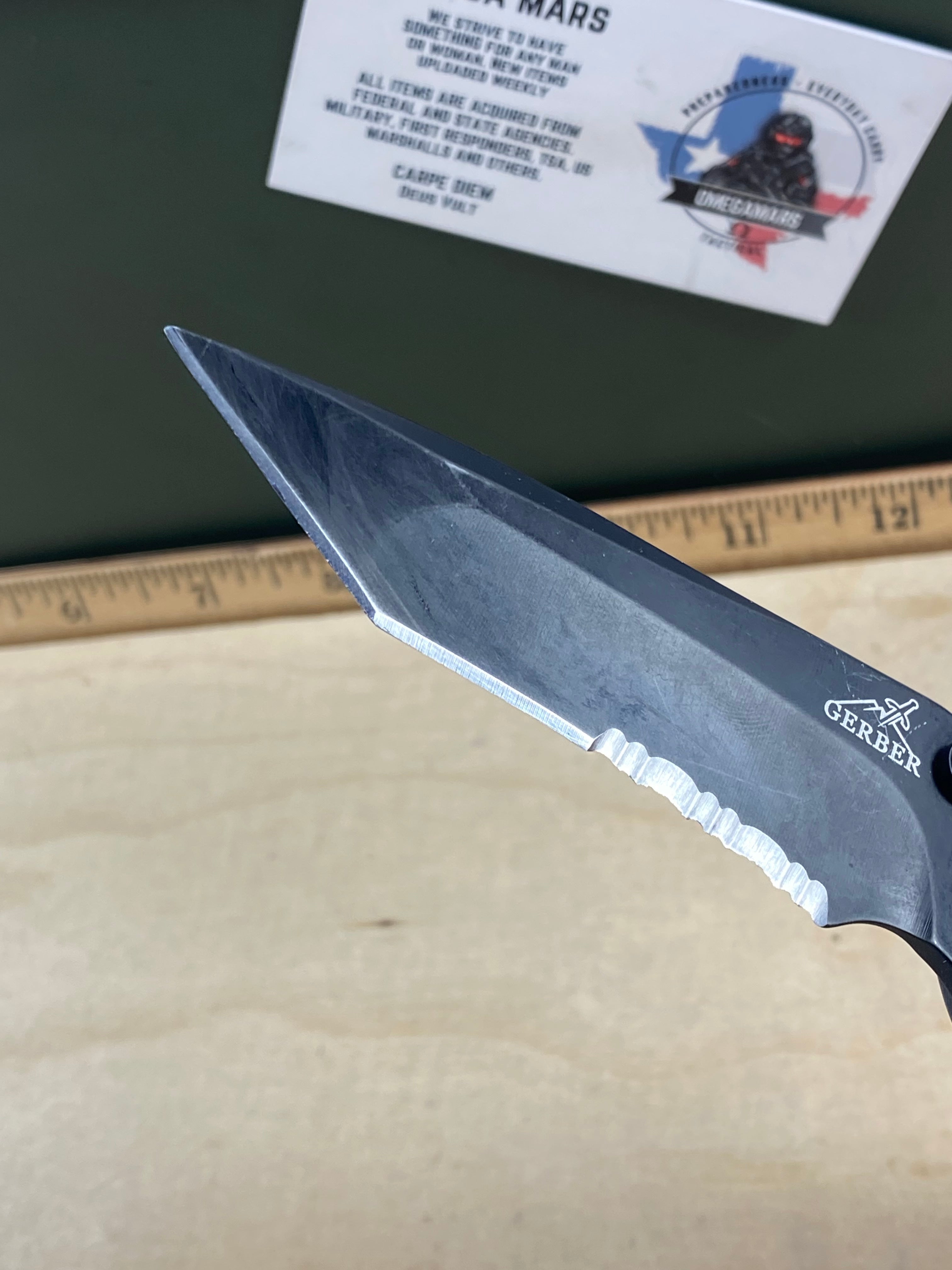 Gerber #103 Torch. Light usage. Resharpened