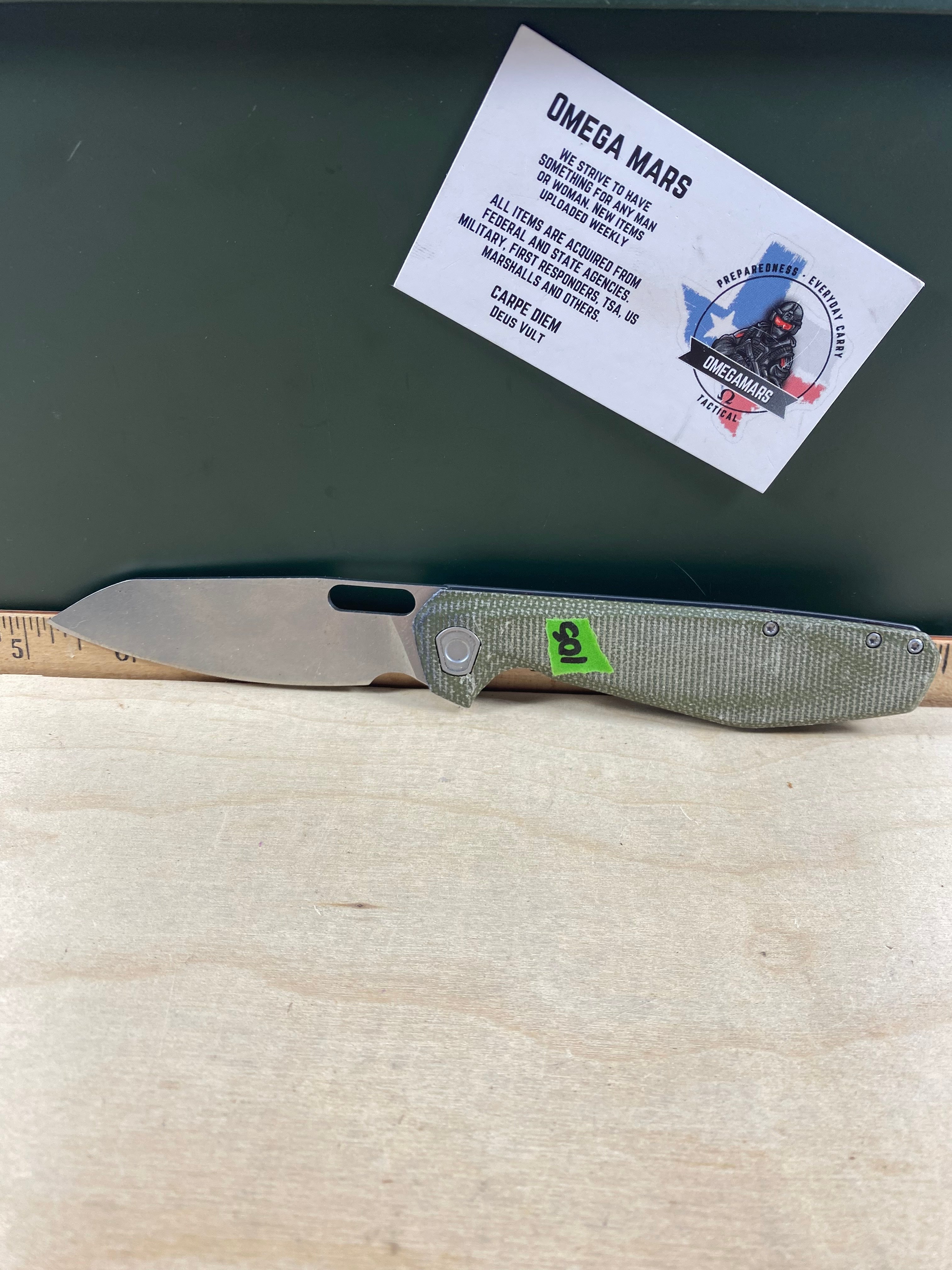 Gerber #105 Slimsada Folding Knife. Light usage. (MSRP $63.99 NEW)