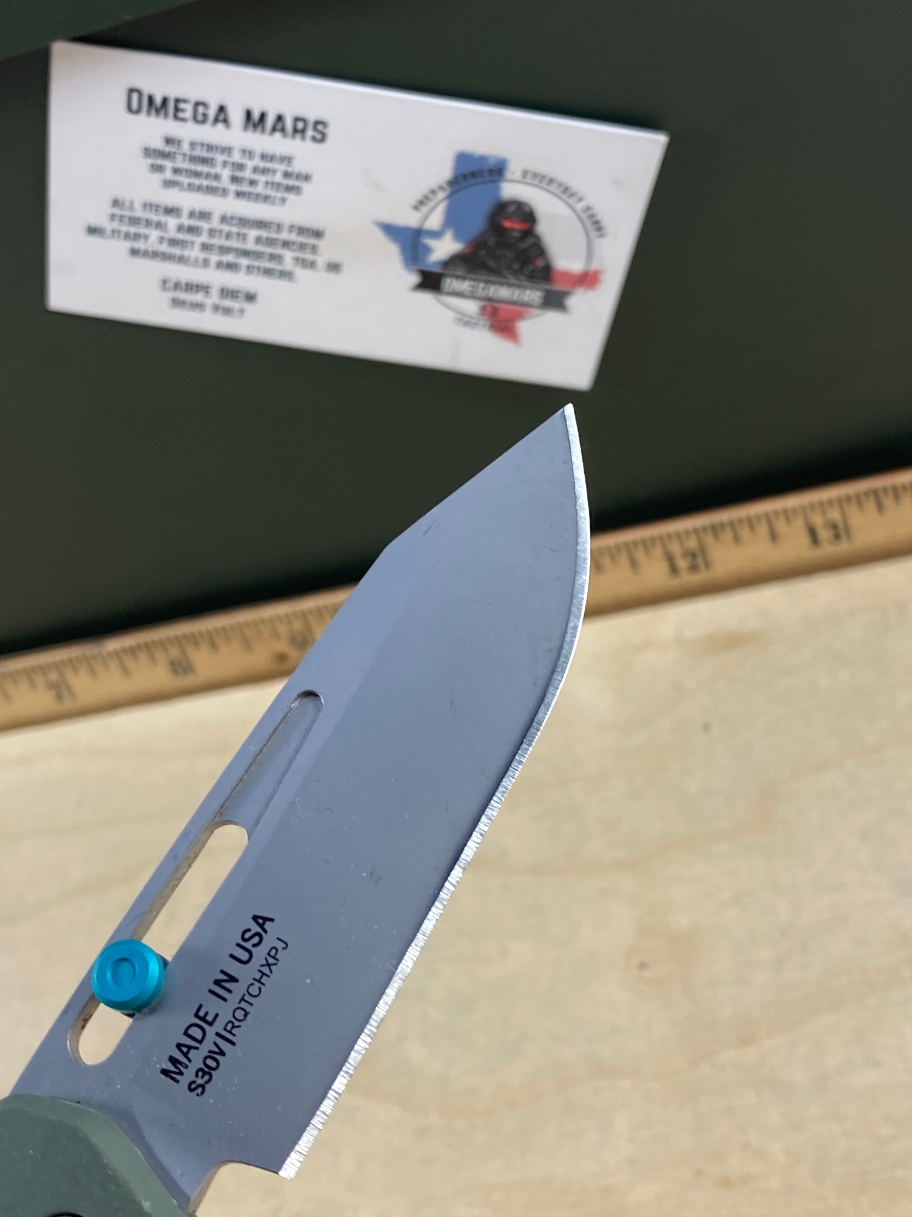 Gerber #108 Assert Green. Light usage and pocket clip loose. (MSRP $199.99 NEW)